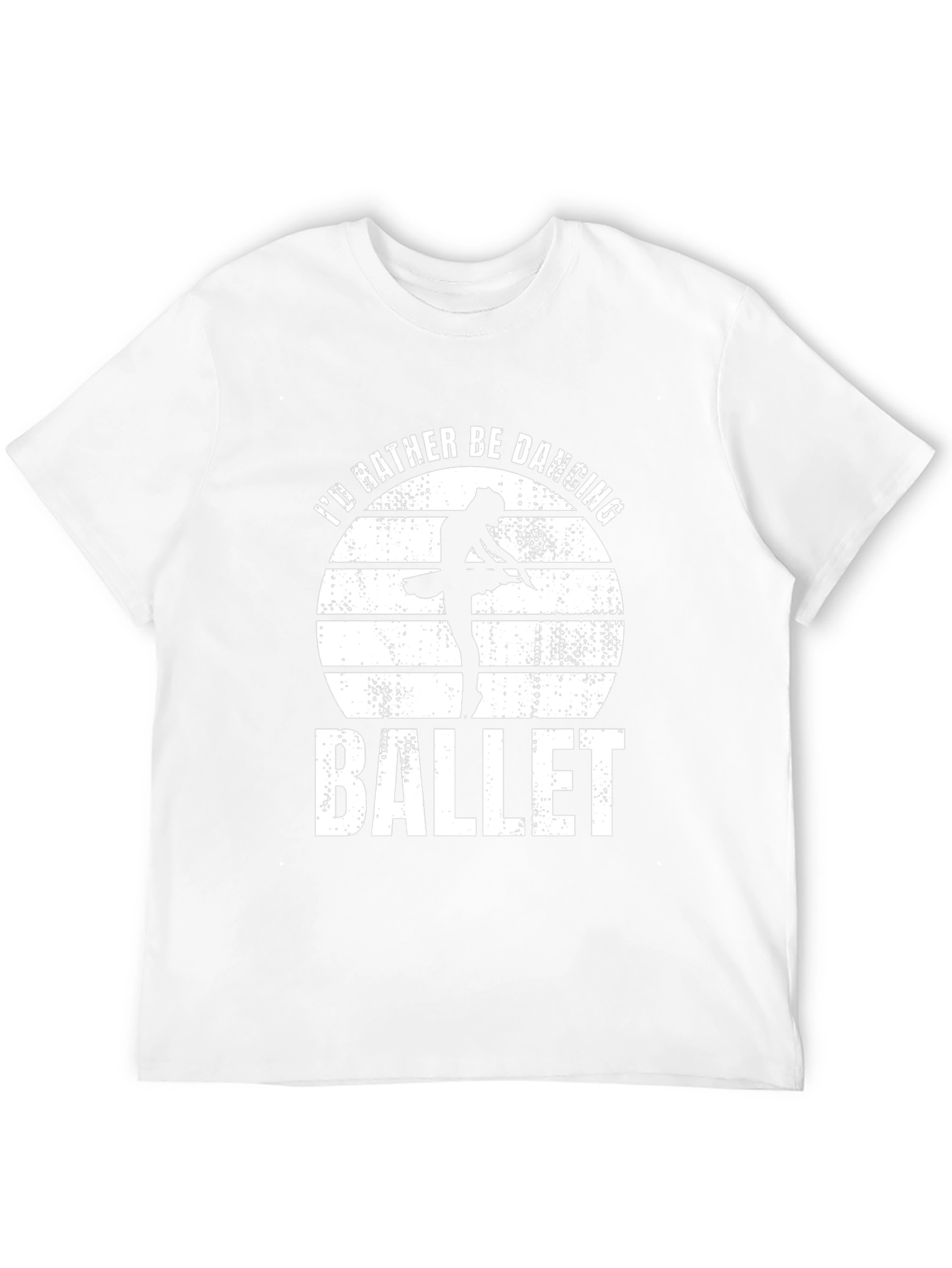 Id Rather Be Dancing Ballet Black T-Shirt