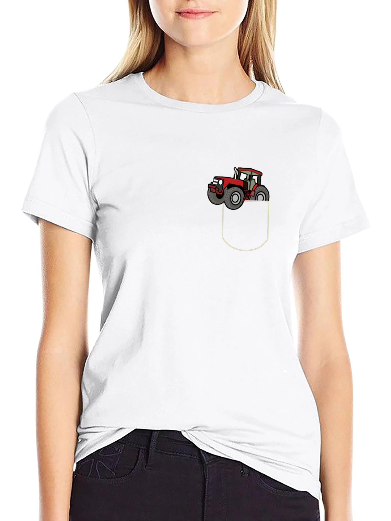 Tractor Pocket Graphic Tee - Classic Comfort