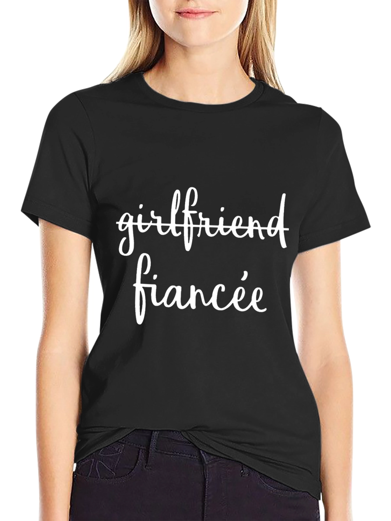 Fiancée T-Shirt - Celebratory Engagement Apparel