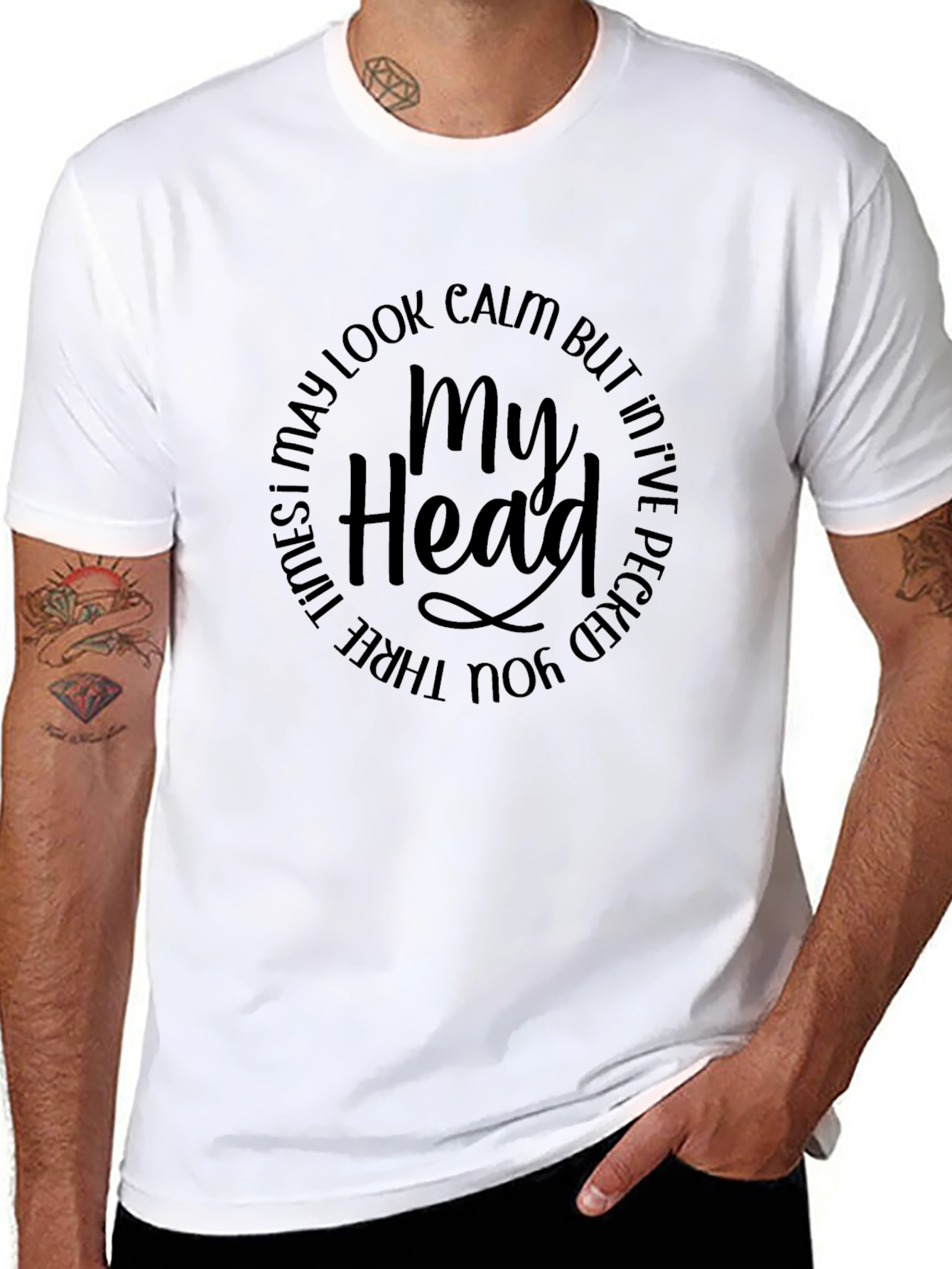 Calm T-Shirt:  Ive Pecked You Three Times