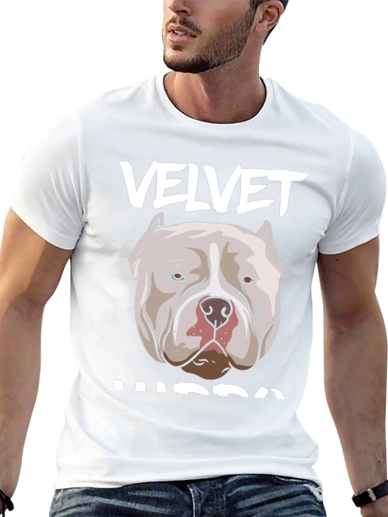 Velvet Hippo Dog Graphic T-Shirt