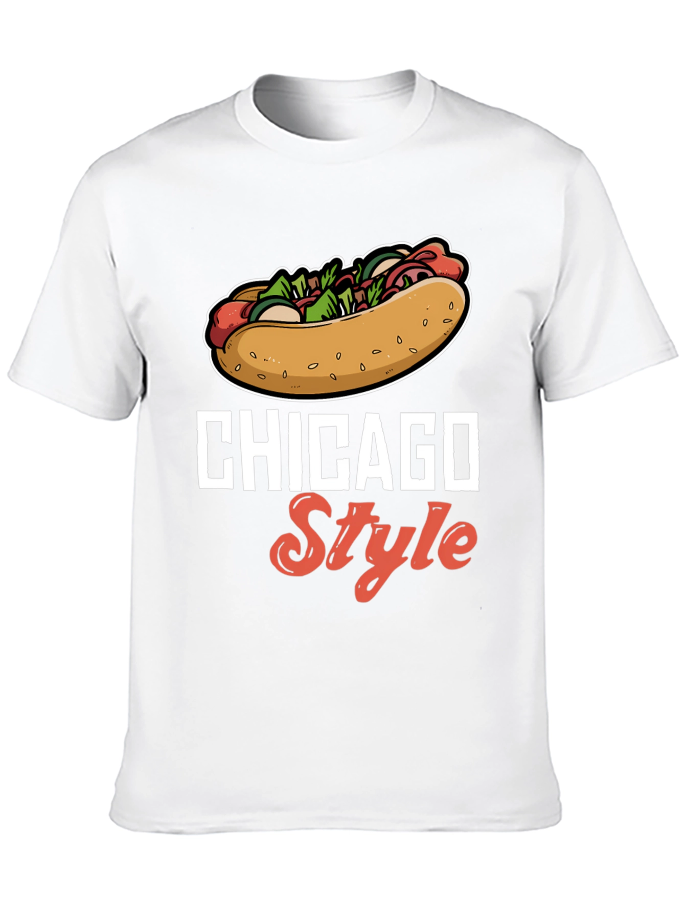 Chicago Style Hotdog T-Shirt