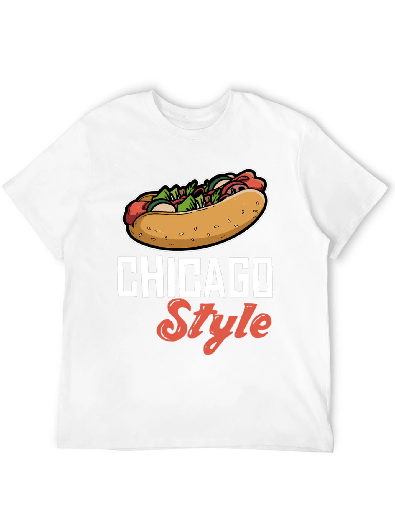 Chicago Style Hotdog T-Shirt
