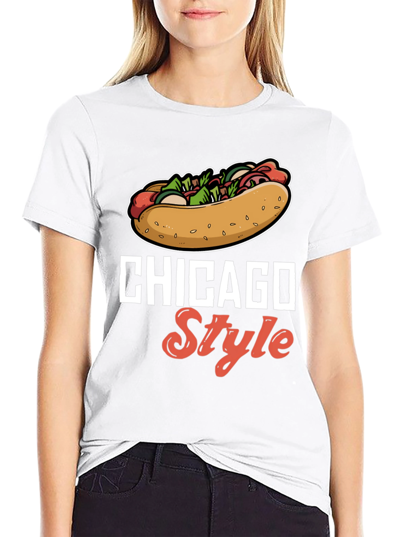 Chicago Style Hotdog T-Shirt