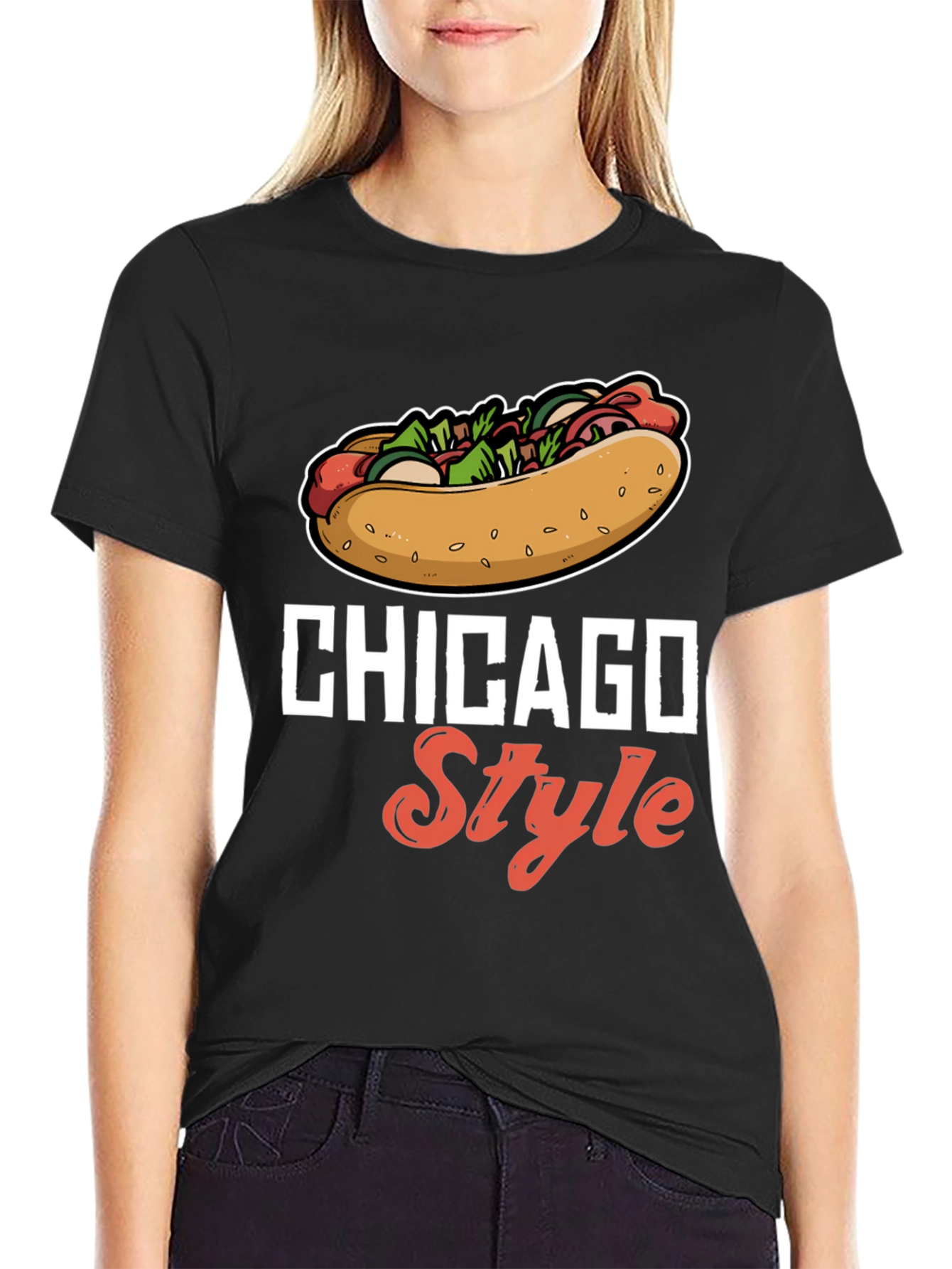 Chicago Style Hotdog T-Shirt