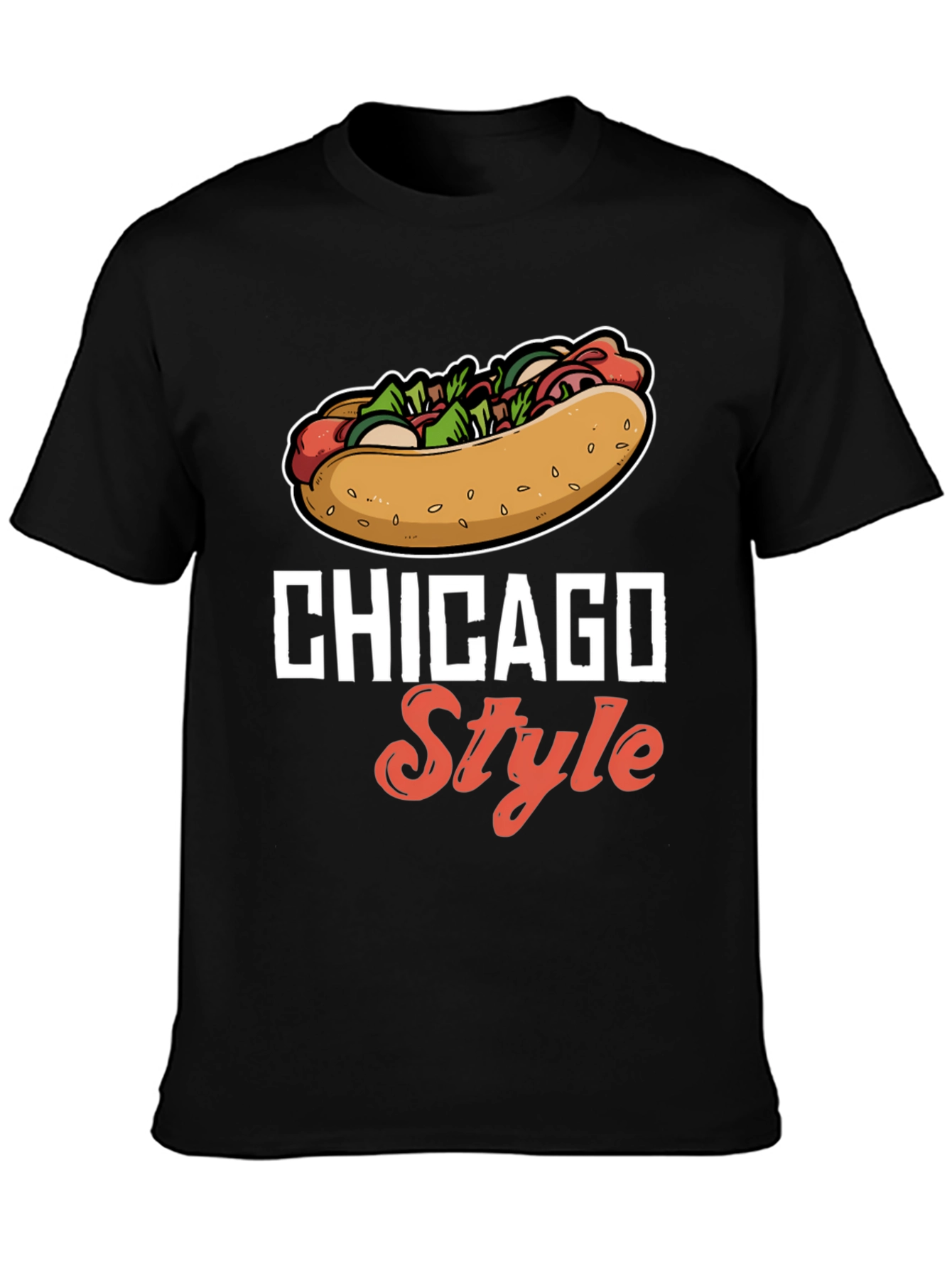 Chicago Style Hotdog T-Shirt