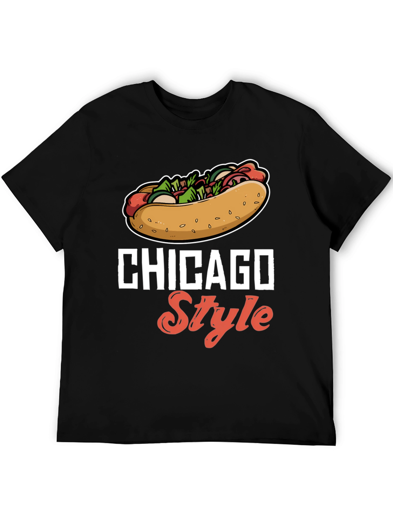 Chicago Style Hotdog T-Shirt