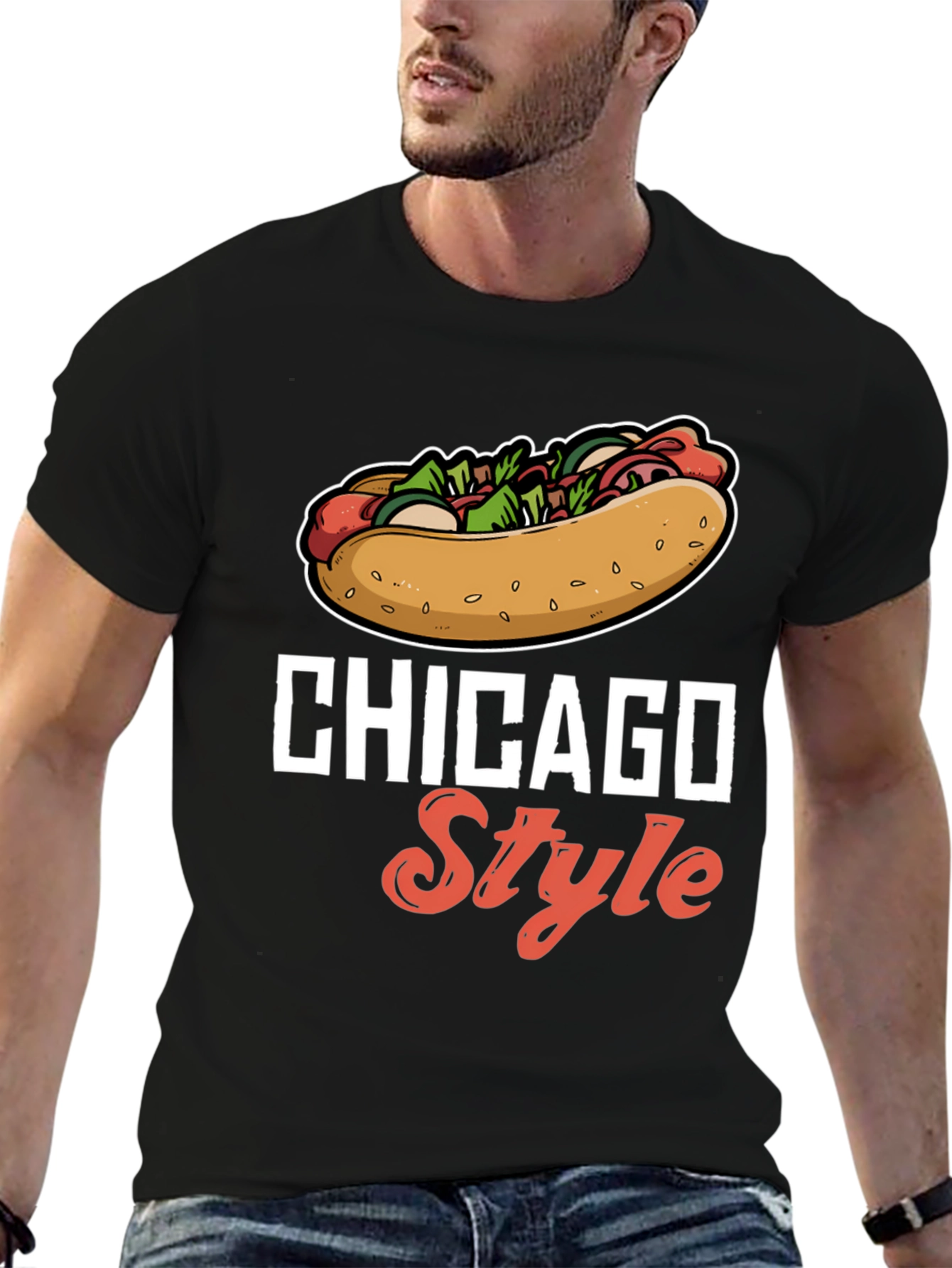 Chicago Style Hotdog T-Shirt
