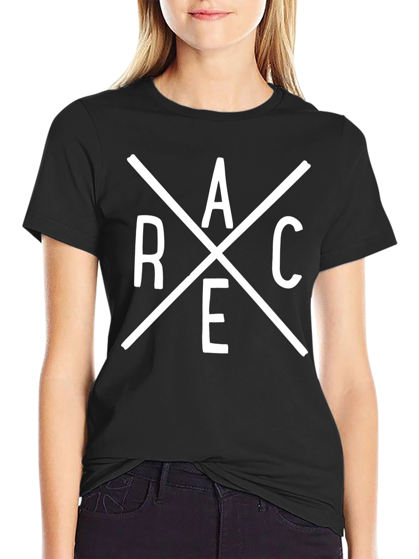 RACE Graphic Tee - Stylish Cotton Blend Shirt