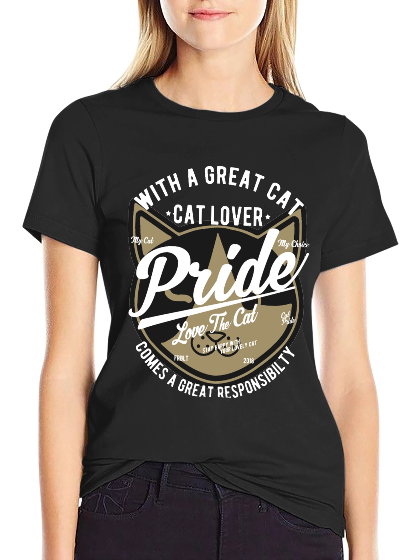 Cat Lover Pride Graphic T-Shirt