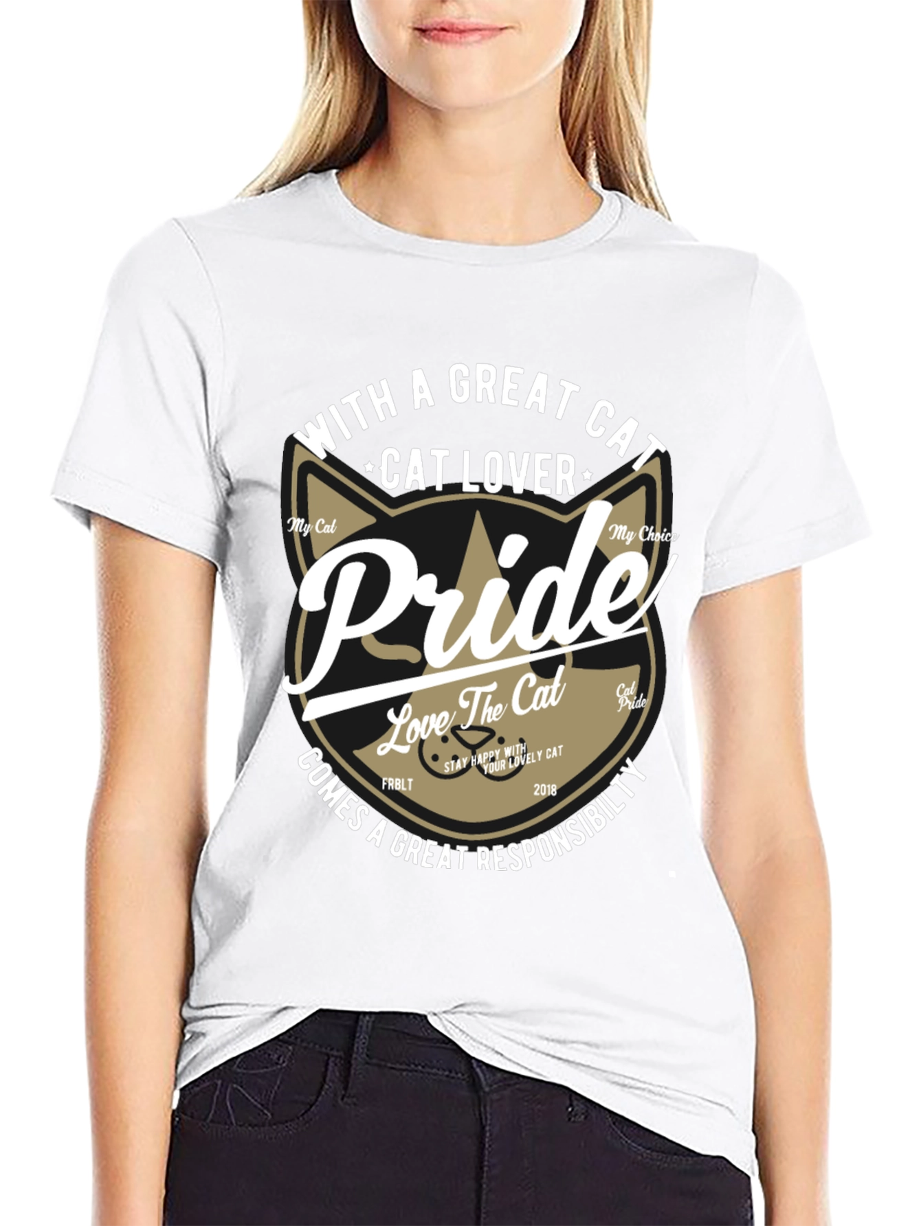 Cat Lover Pride Graphic T-Shirt