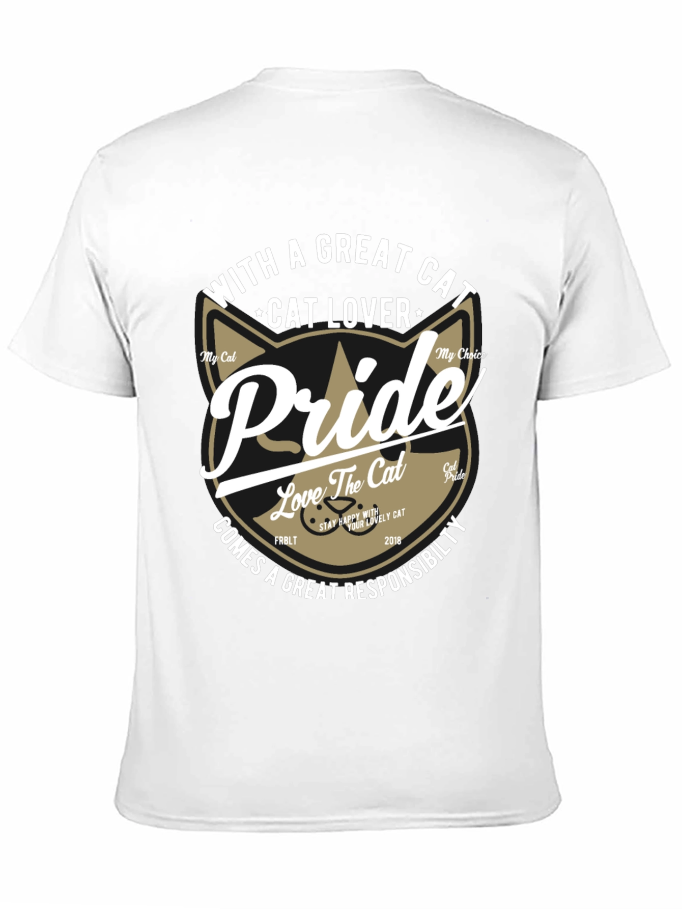 Cat Lover Pride Graphic T-Shirt