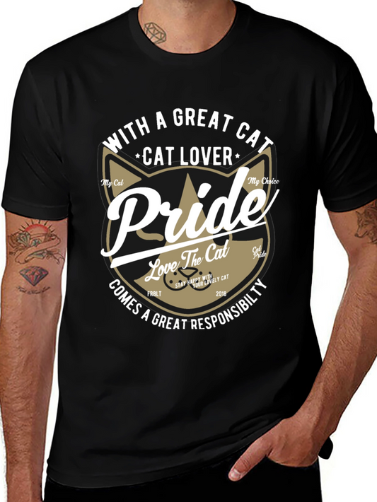 Cat Lover Pride Graphic T-Shirt