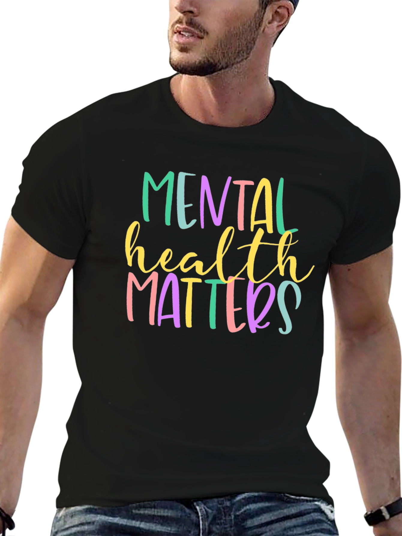 Mental Health Matters Graphic Tee - Trendy Unisex T-Shirt