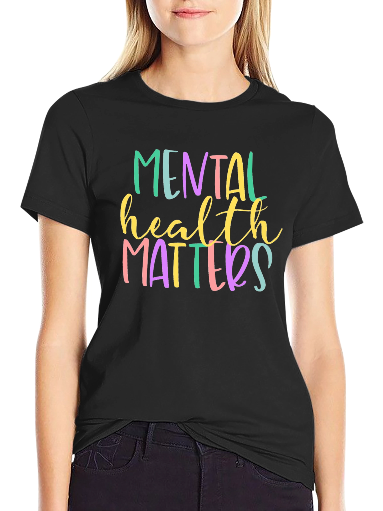 Mental Health Matters Graphic Tee - Trendy Unisex T-Shirt