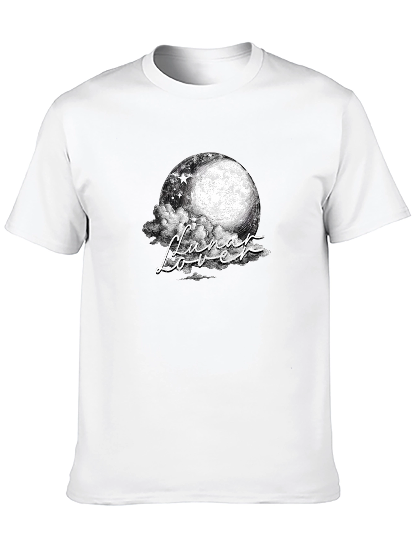 Lunar Lover Graphic T-Shirt - Celestial Dreamscape