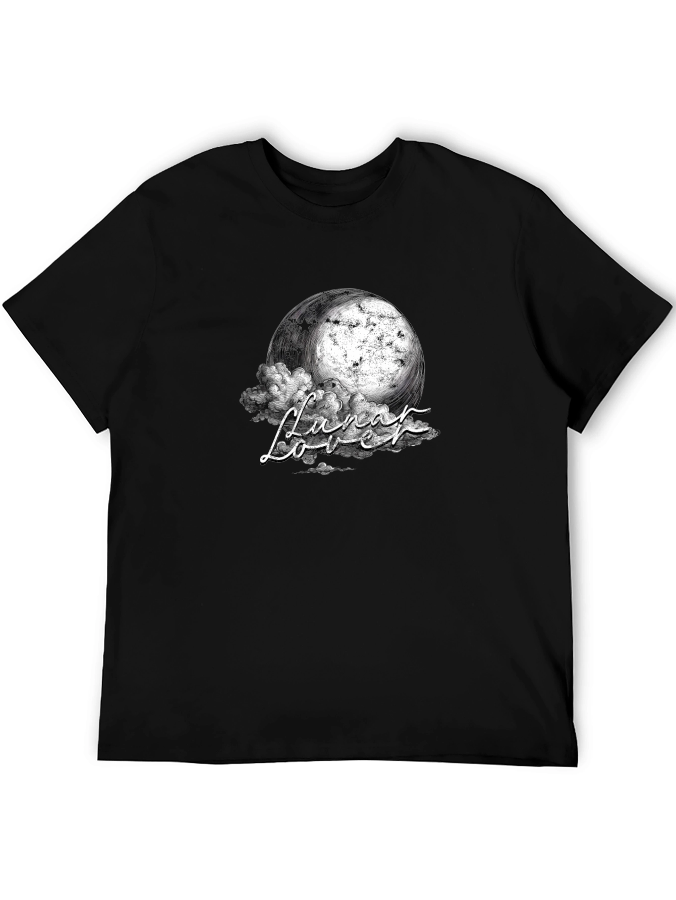Lunar Lover Graphic T-Shirt - Celestial Dreamscape