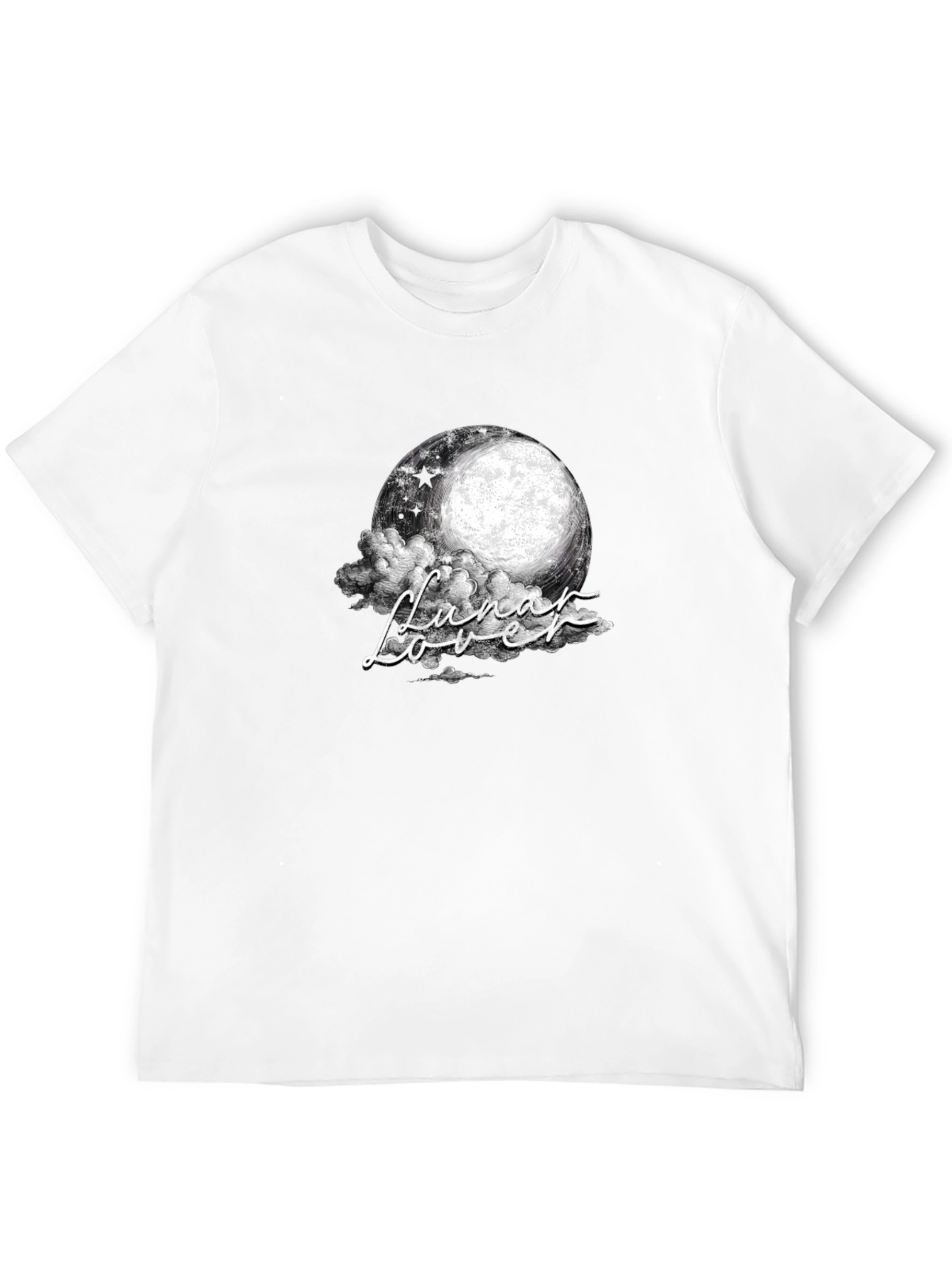 Lunar Lover Graphic T-Shirt - Celestial Dreamscape