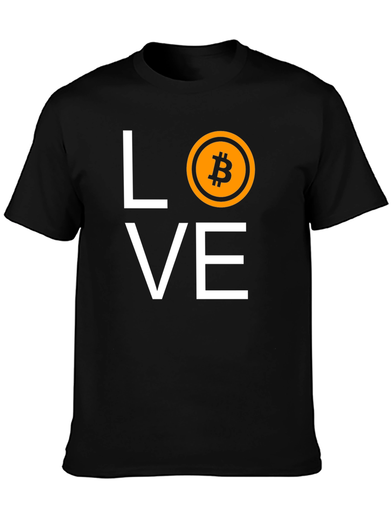 Bitcoin LOVE T-Shirt - Black Crypto Tee