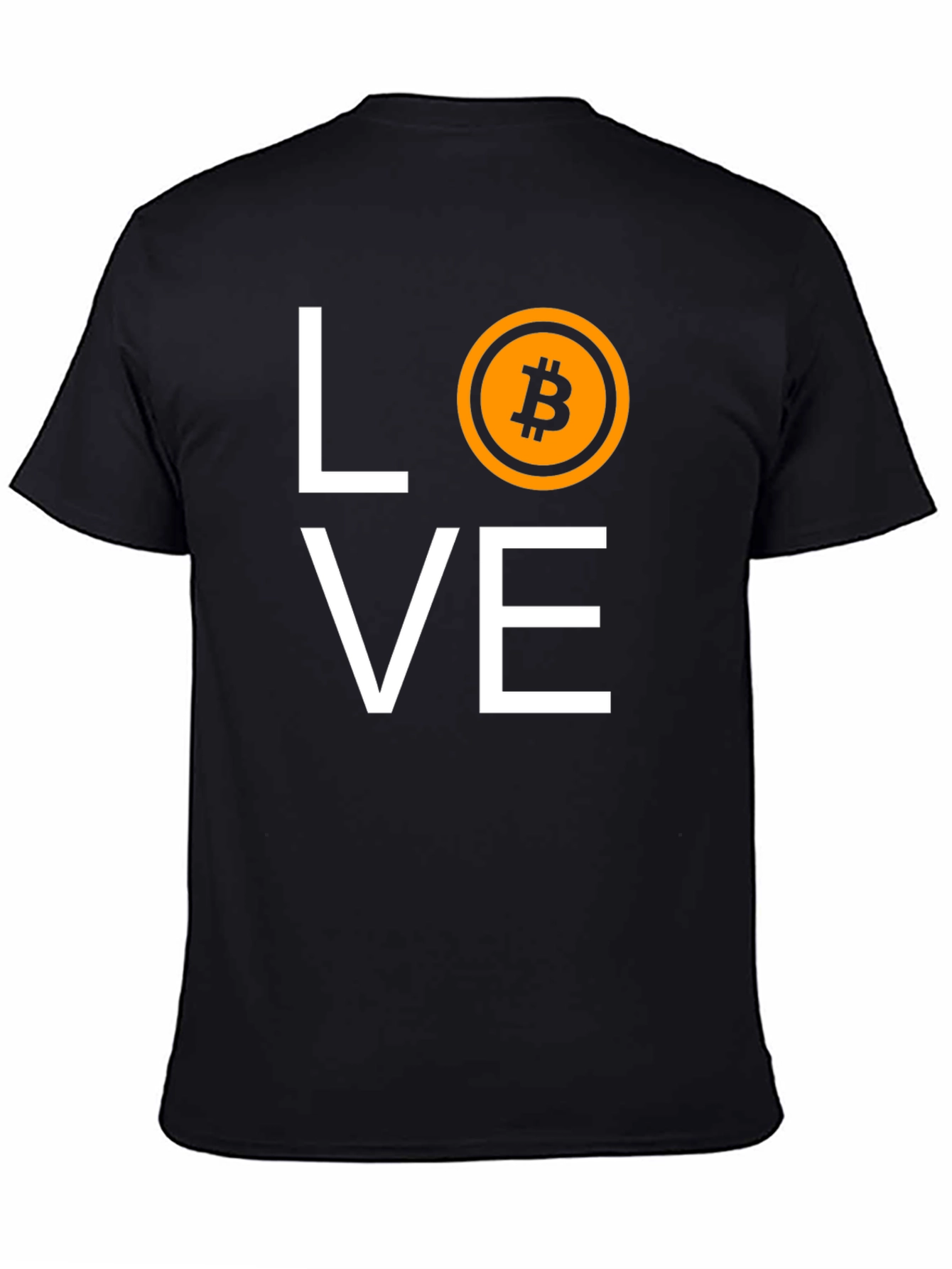 Bitcoin LOVE T-Shirt - Black Crypto Tee