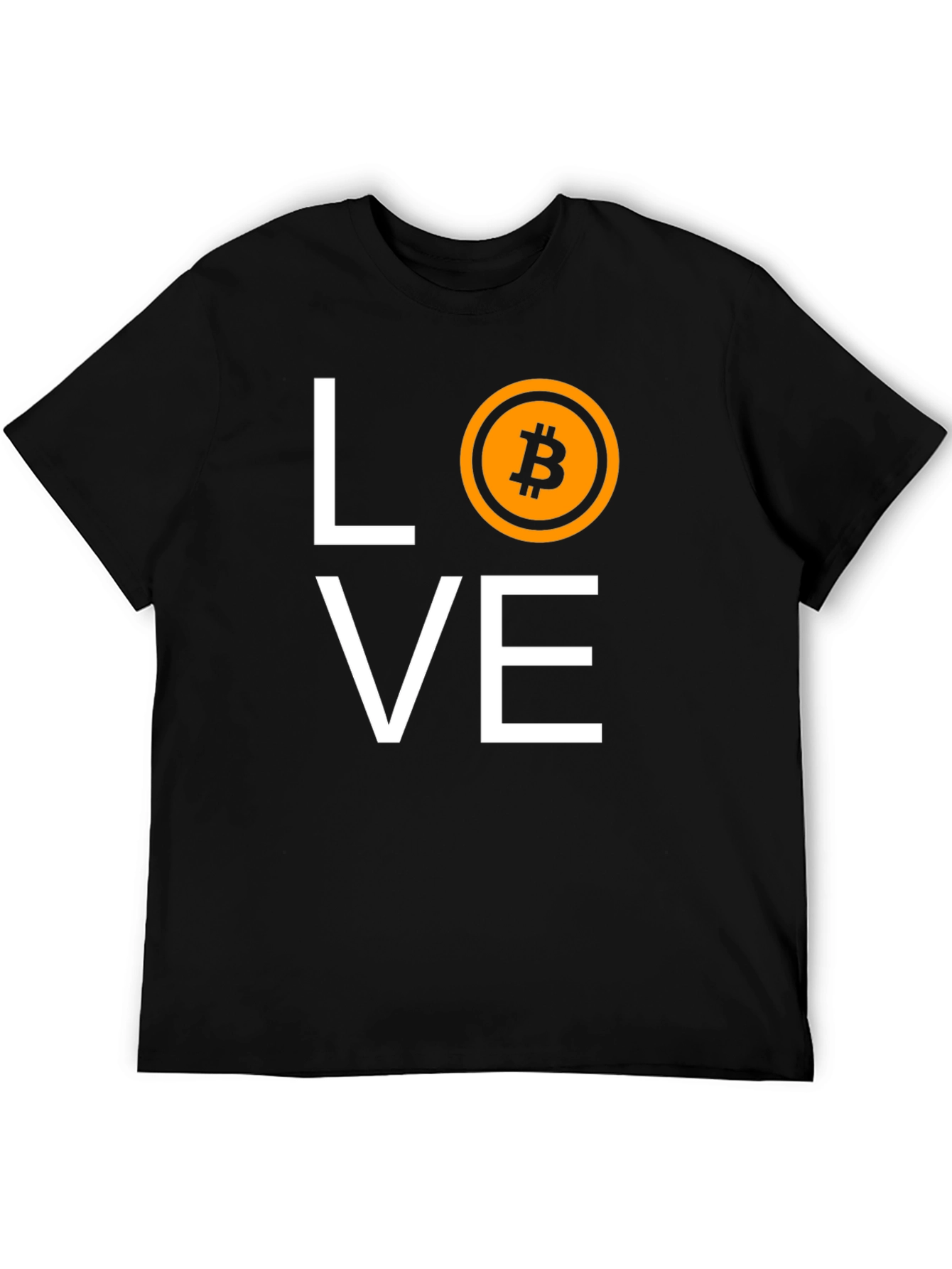 Bitcoin LOVE T-Shirt - Black Crypto Tee