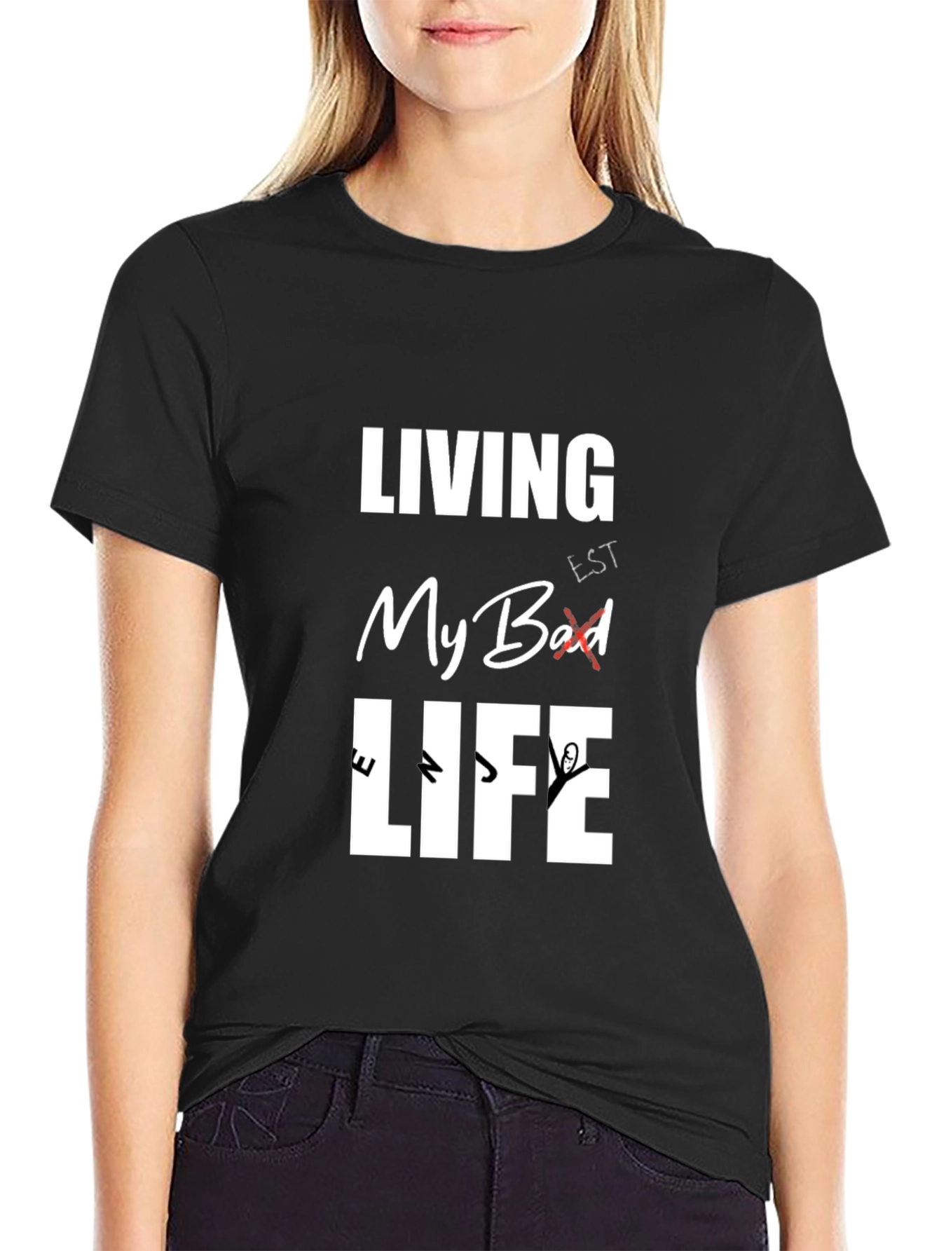 Living My Best Life Graphic T-Shirt