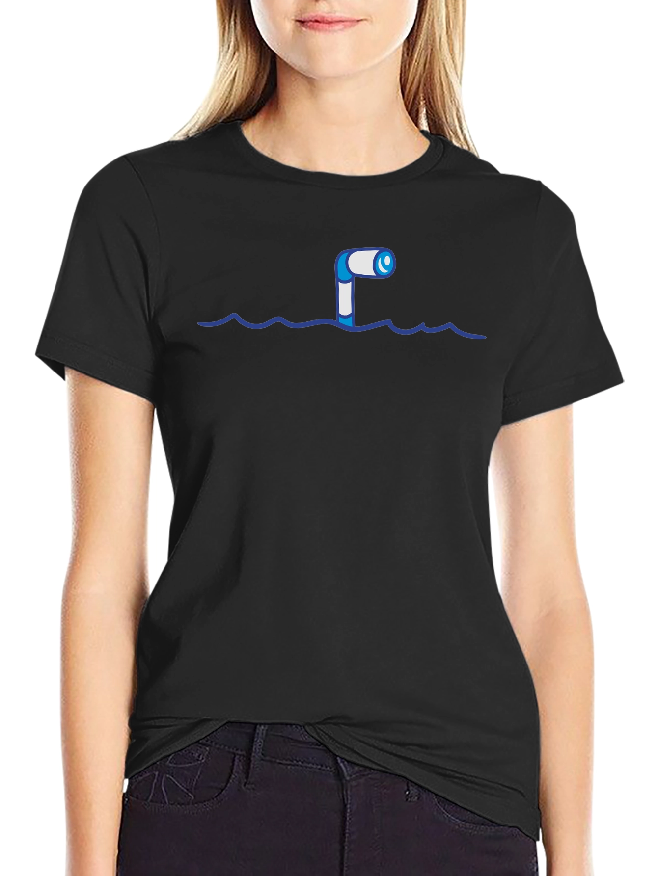 Periscope T-Shirt - Novelty Nautical Peek