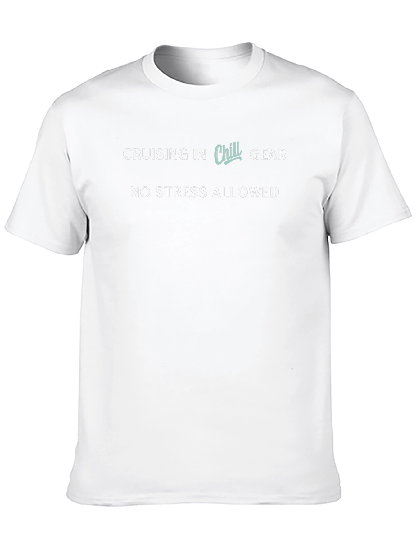 Chill Gear T-Shirt - No Stress Allowed Cruise Tee