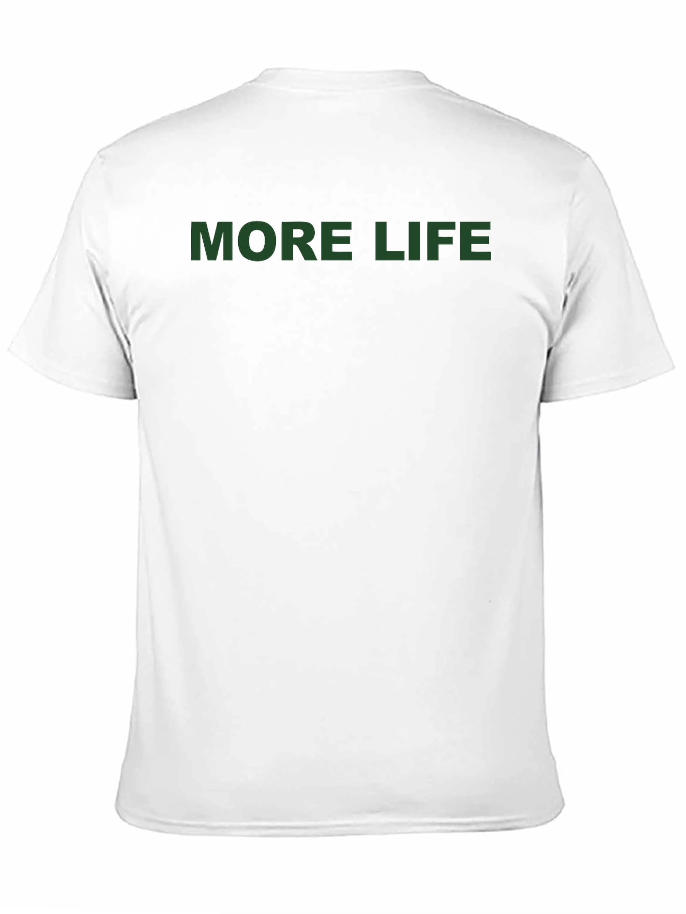 More Life Graphic Tee - Black Casual T-Shirt