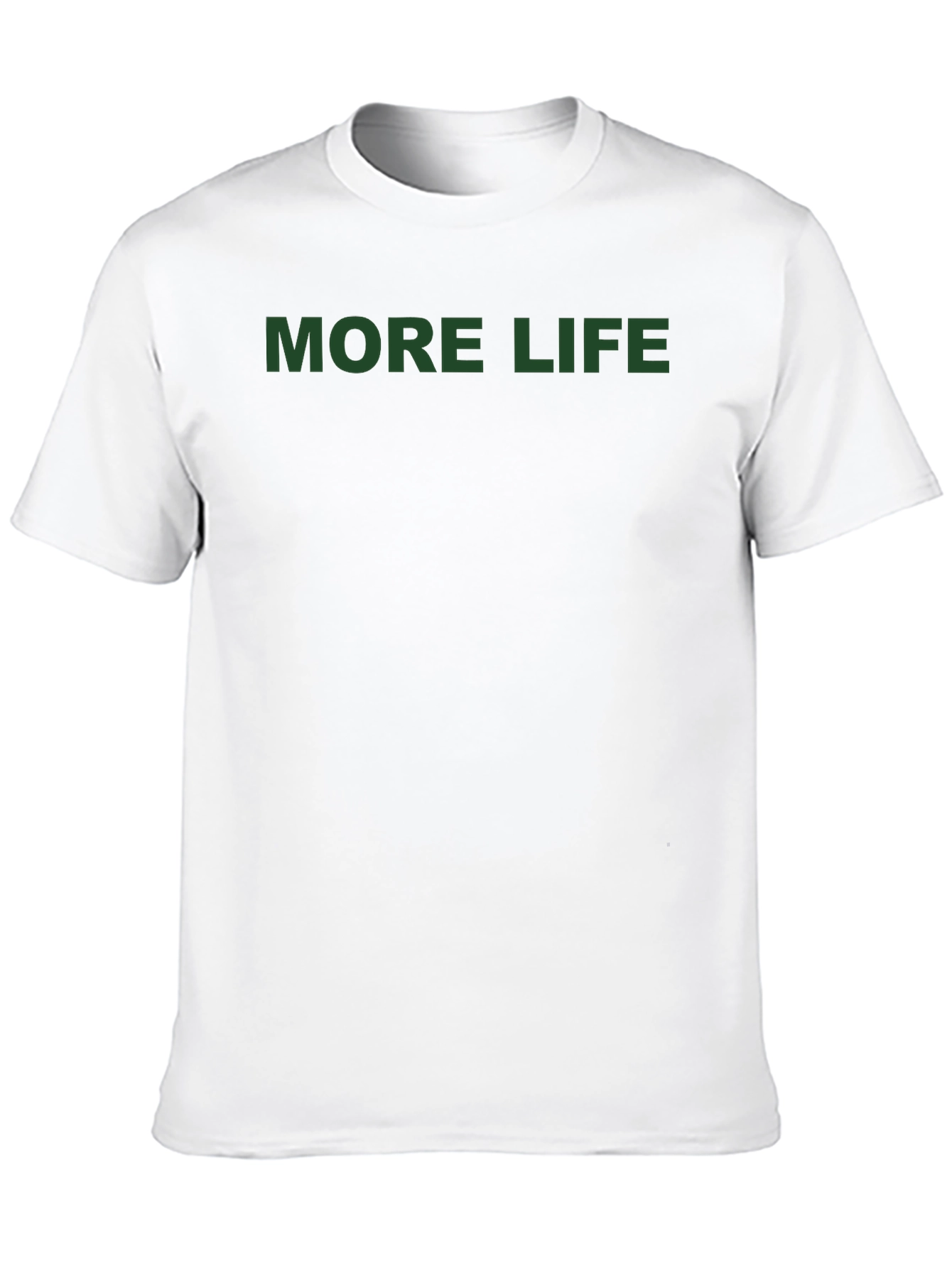 More Life Graphic Tee - Black Casual T-Shirt
