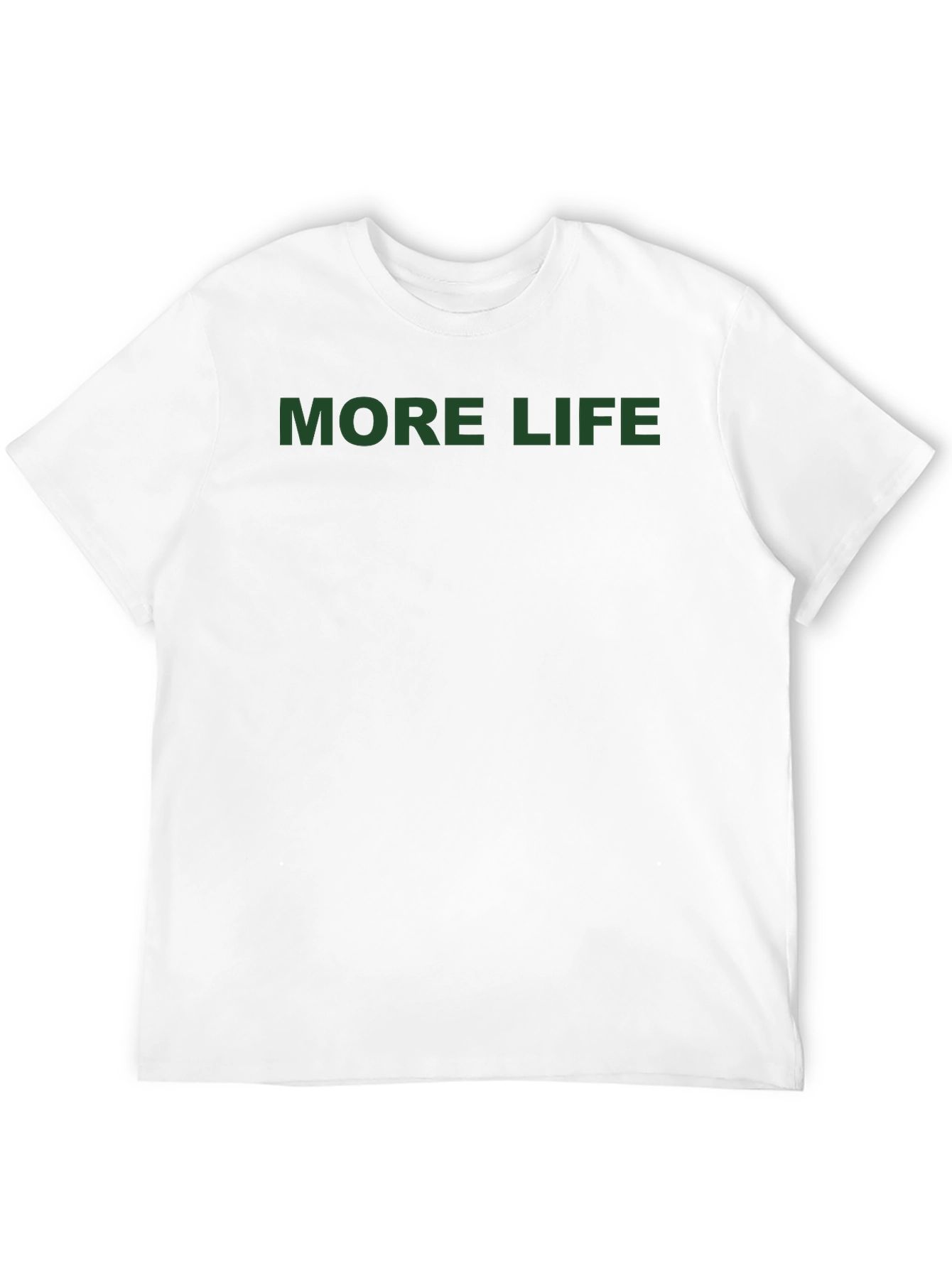 More Life Graphic Tee - Black Casual T-Shirt