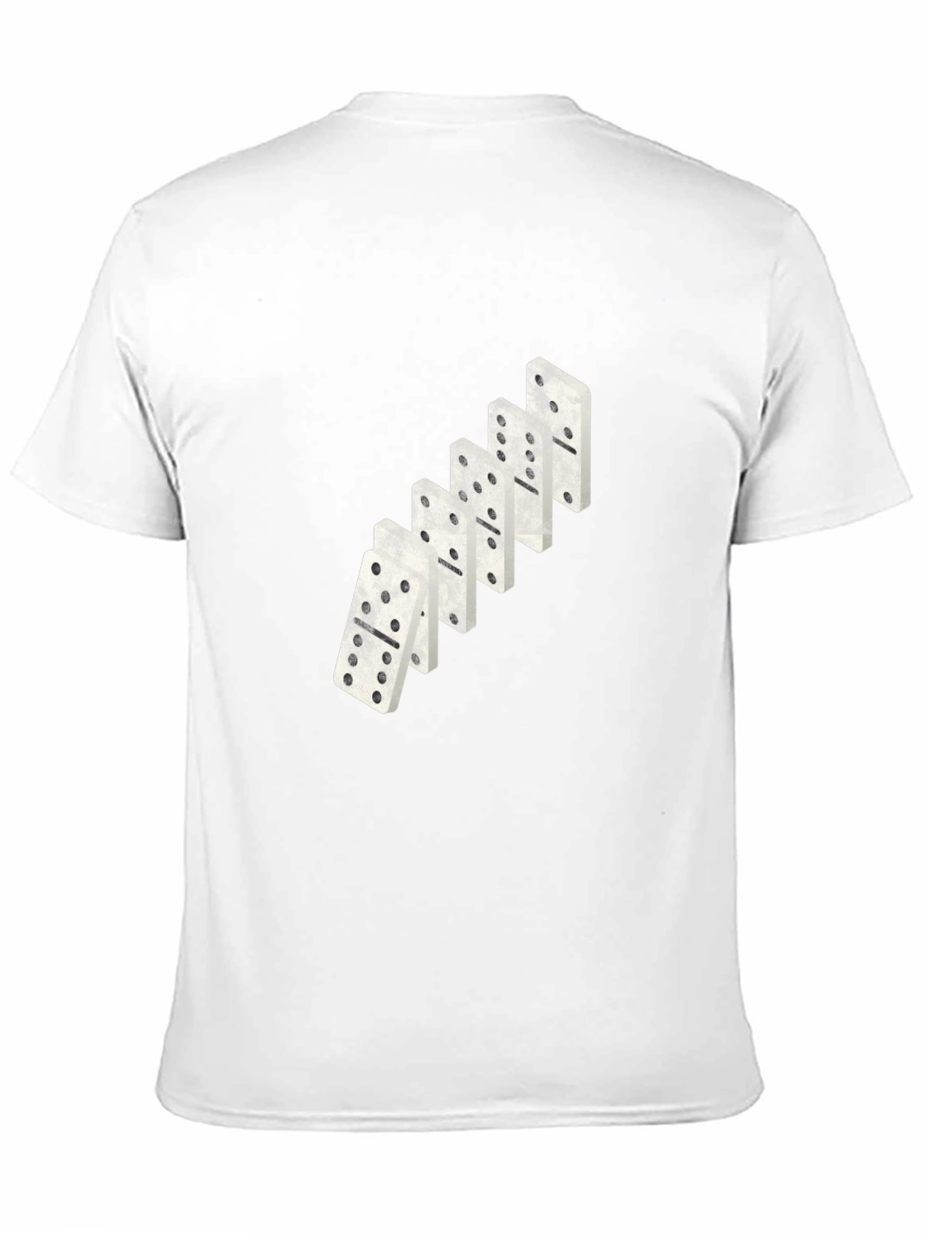 Domino Stack Graphic Tee - Black Casual T-Shirt