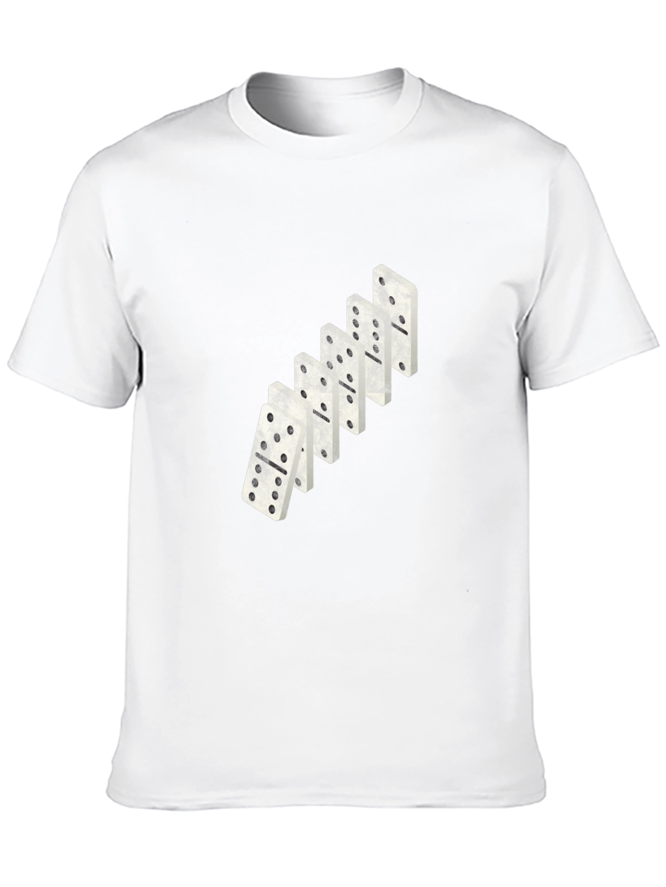 Domino Stack Graphic Tee - Black Casual T-Shirt
