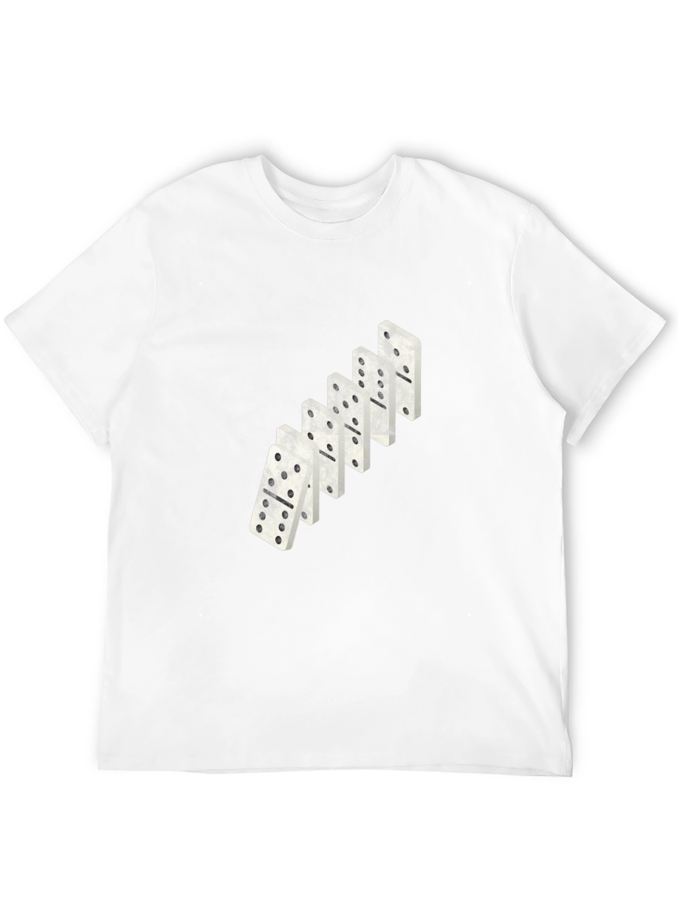 Domino Stack Graphic Tee - Black Casual T-Shirt