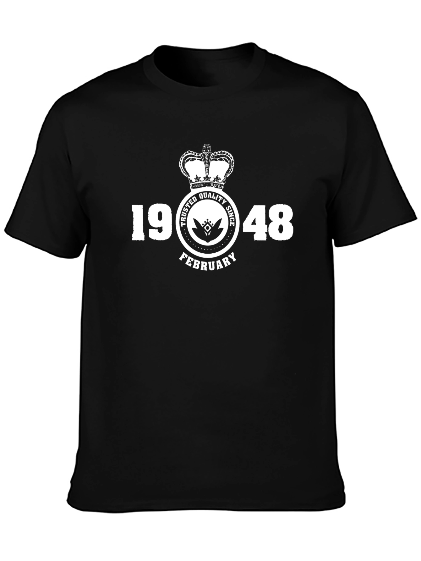1948 February Black T-Shirt