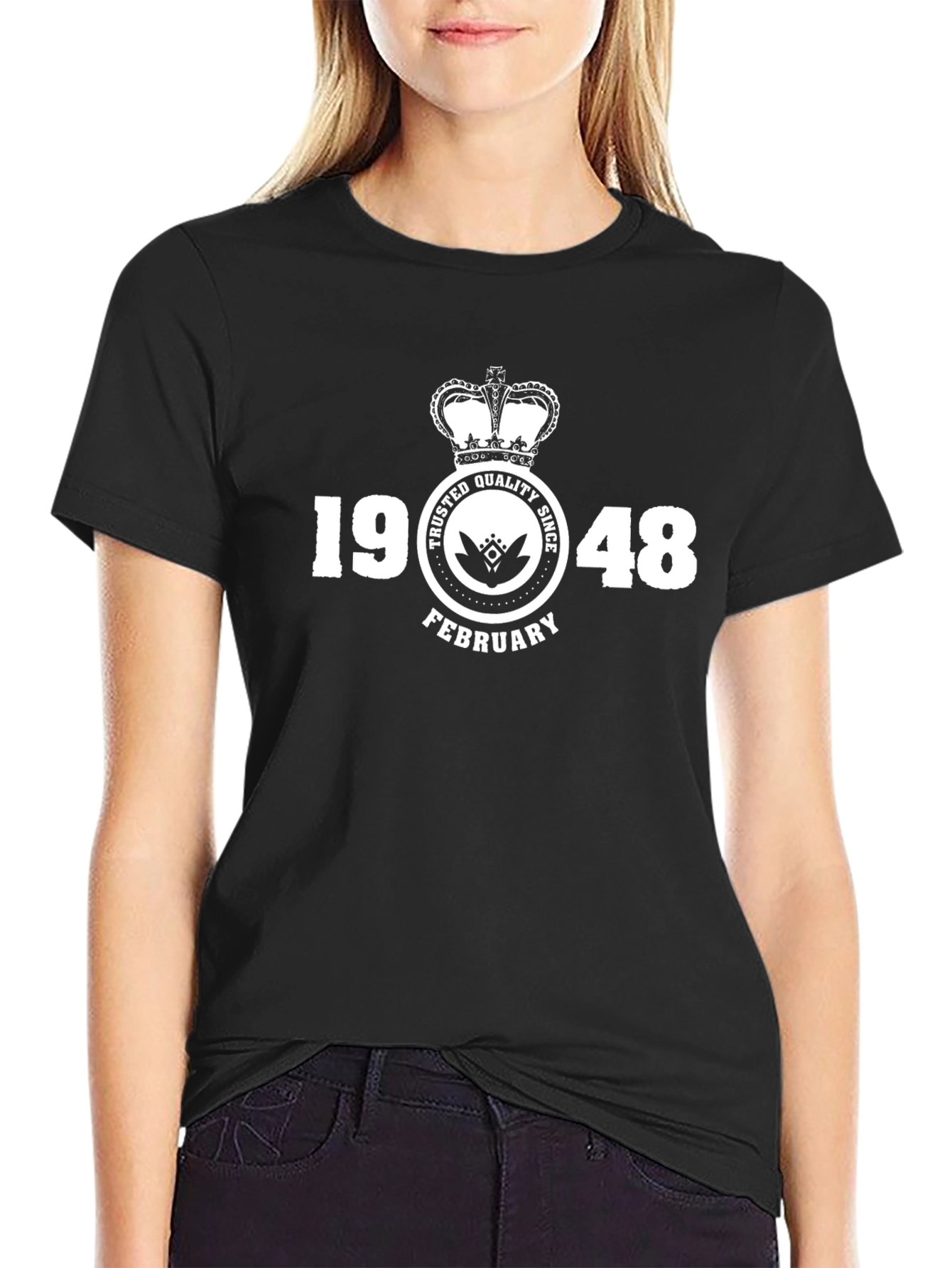 1948 February Black T-Shirt