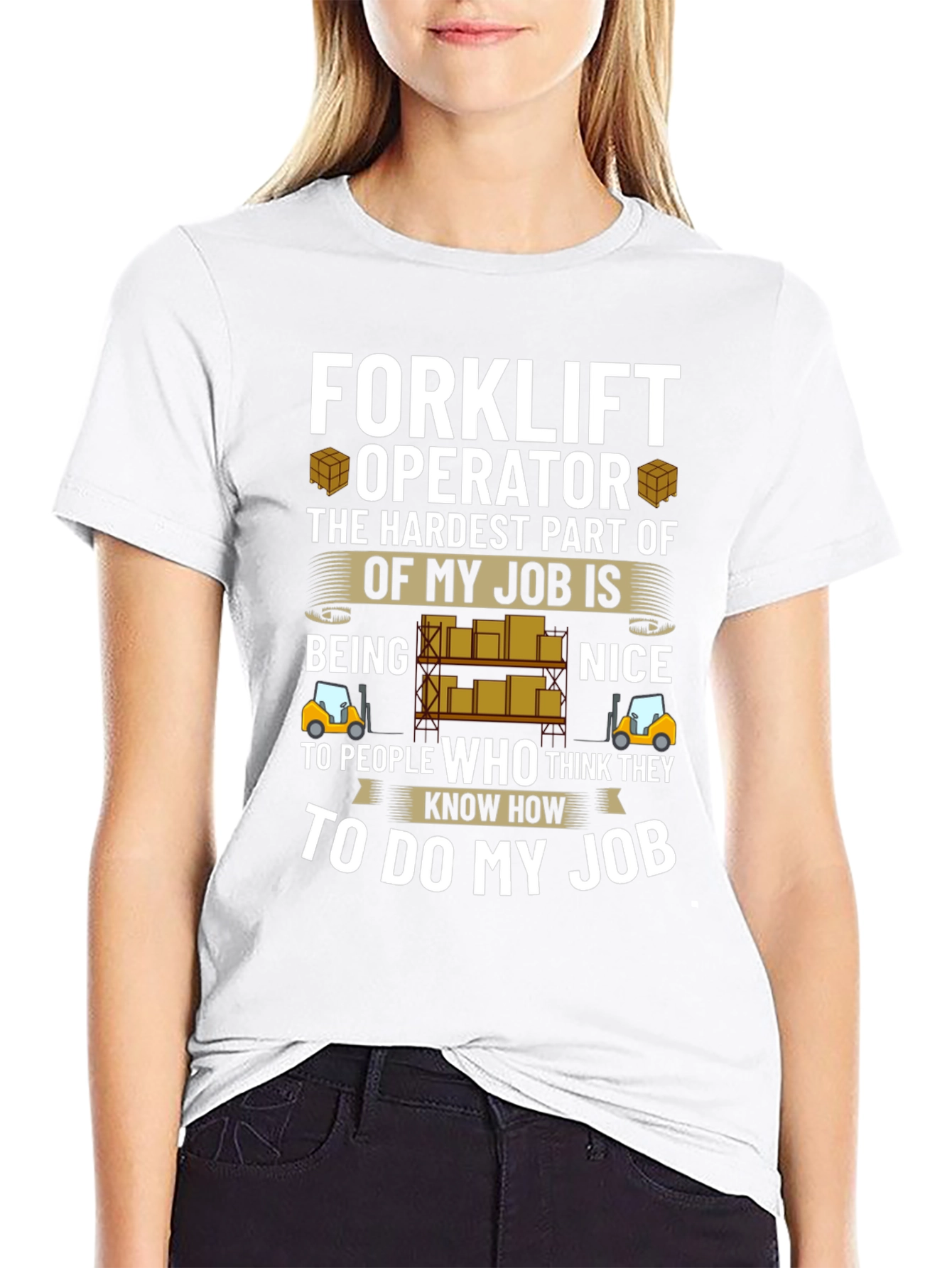 Forklift Operator Job T-Shirt