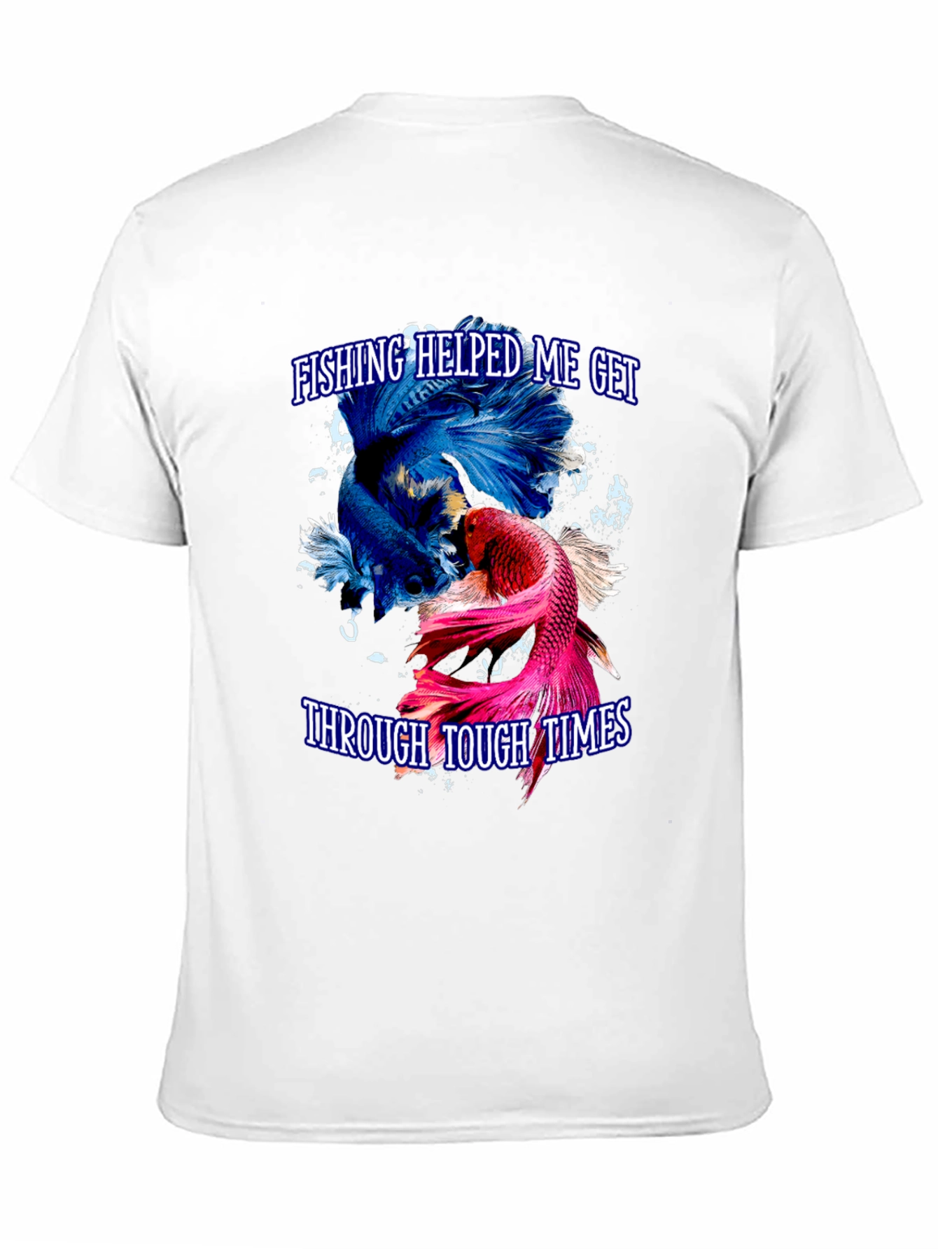 Fishing Helps Me T-Shirt