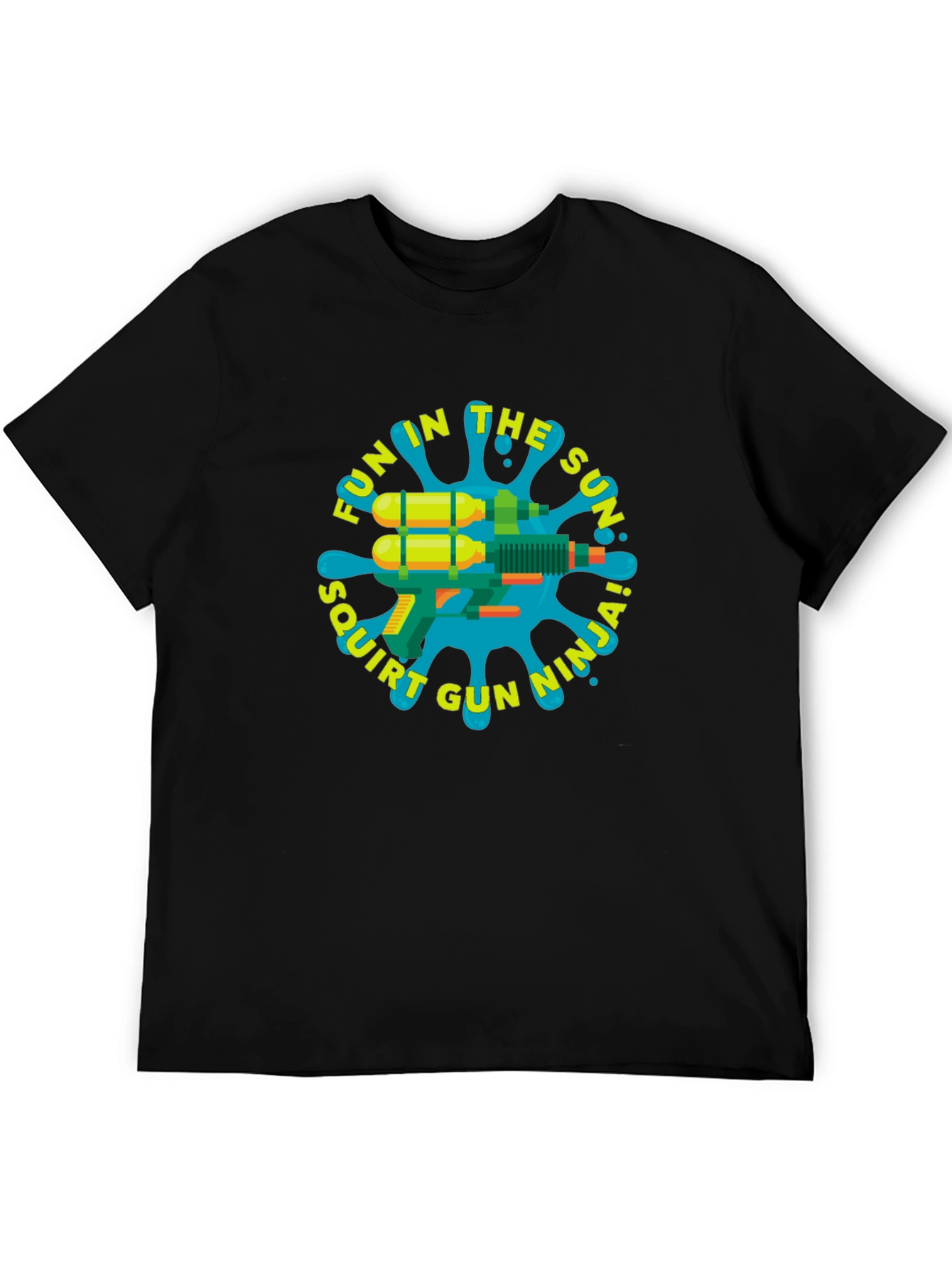 Fun in the Sun Squirt Gun Ninja Graphic Tee