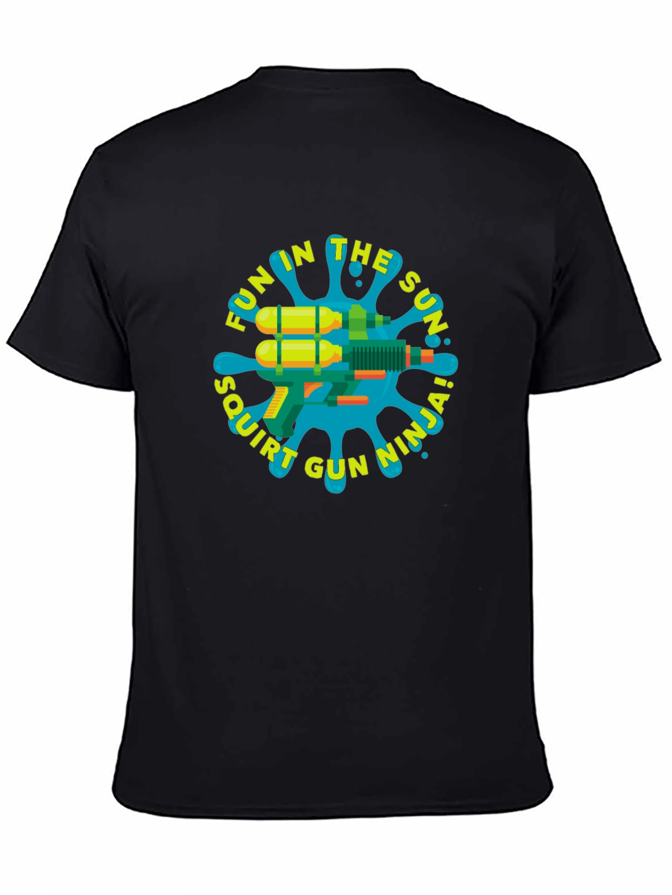 Fun in the Sun Squirt Gun Ninja Graphic Tee
