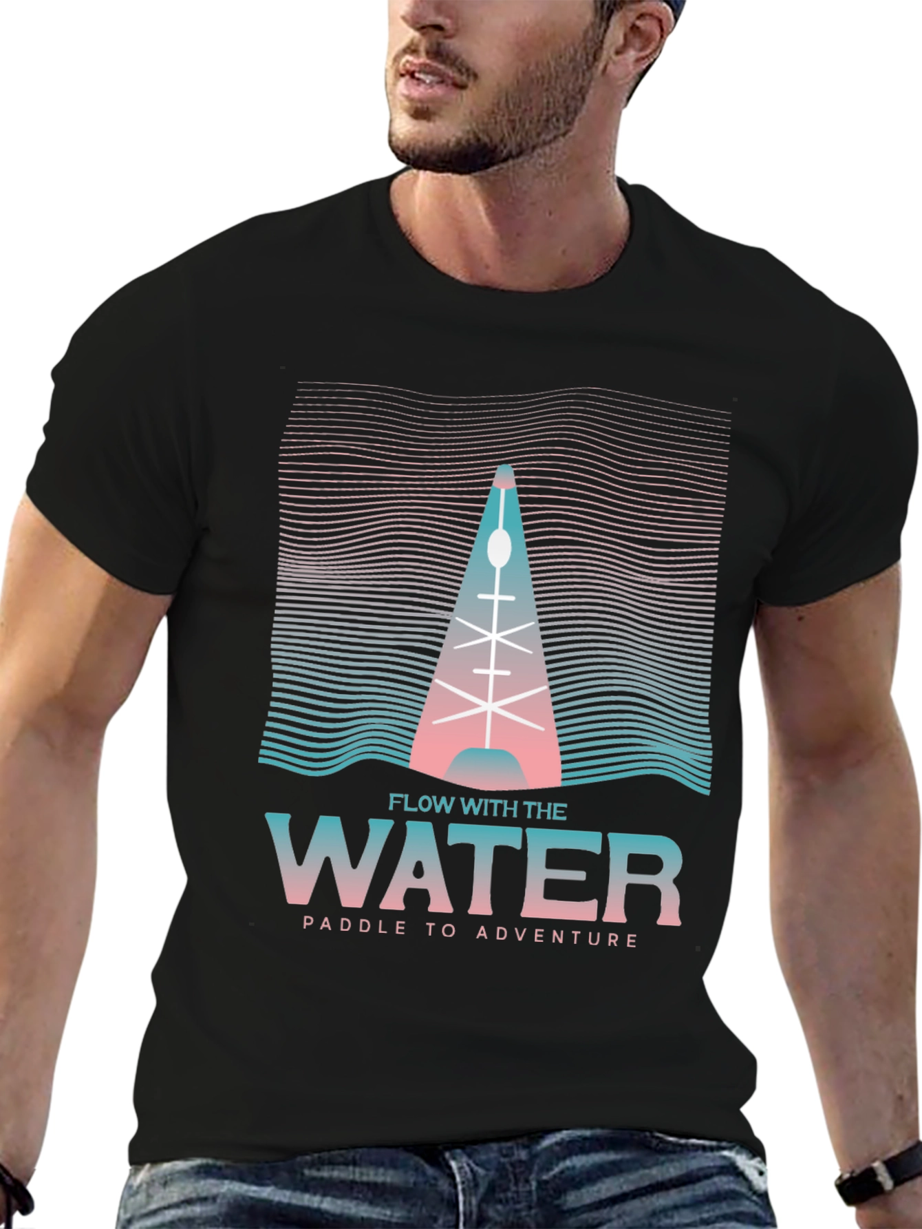 Flow With The Water Graphic T-Shirt