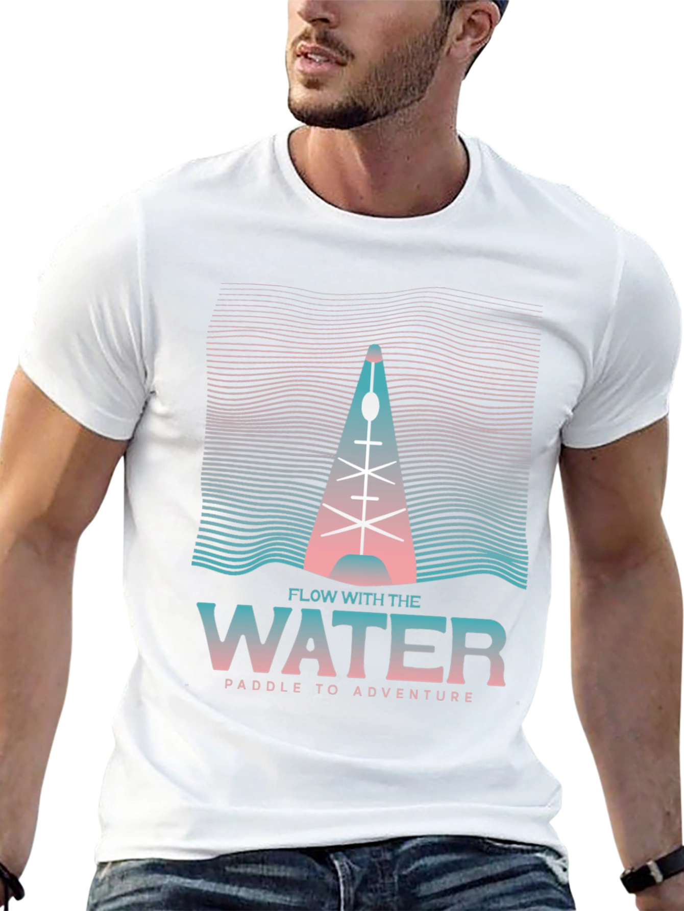Flow With The Water Graphic T-Shirt