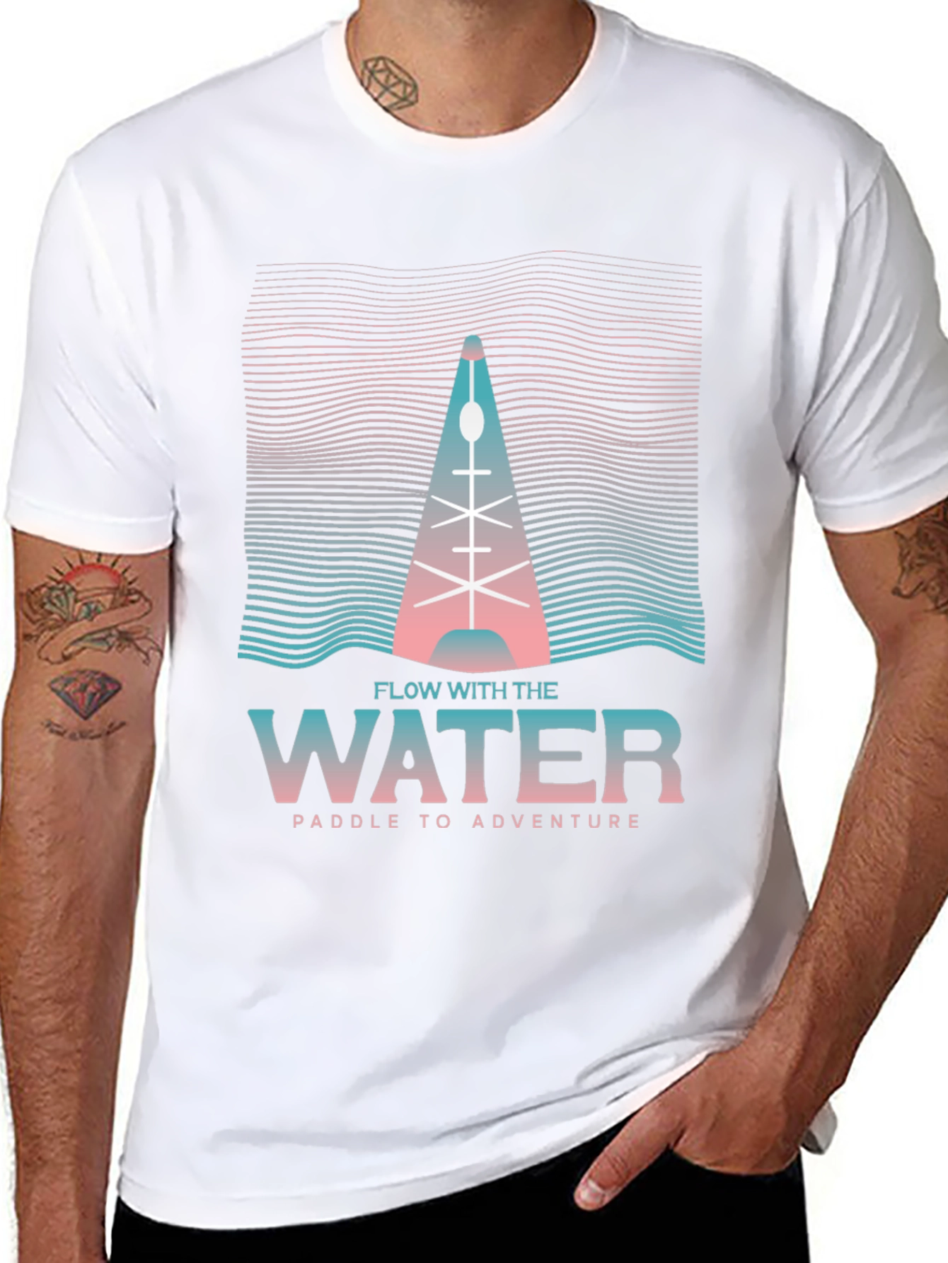Flow With The Water Graphic T-Shirt