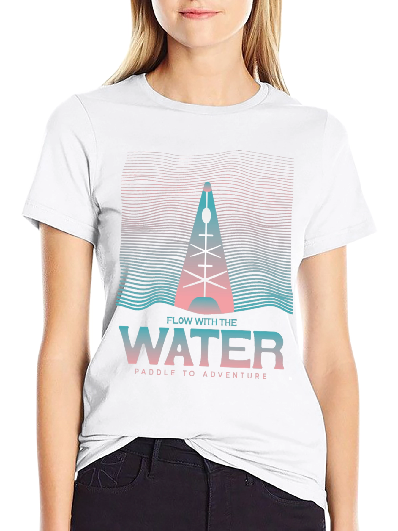 Flow With The Water Graphic T-Shirt