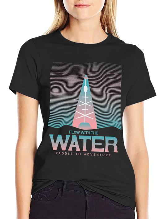 Flow With The Water Graphic T-Shirt