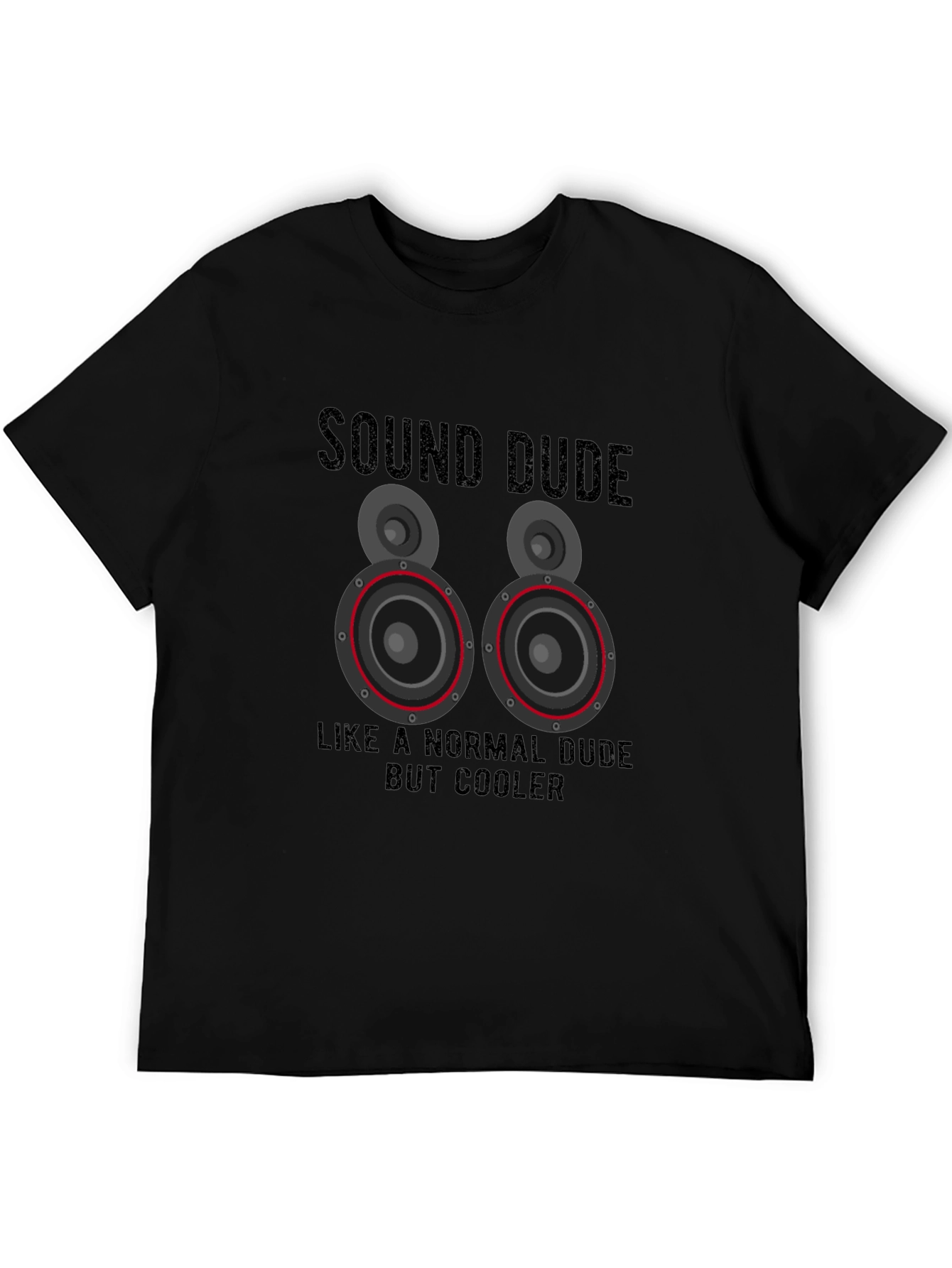 Sound Dude Graphic T-Shirt - Cool Speaker Design