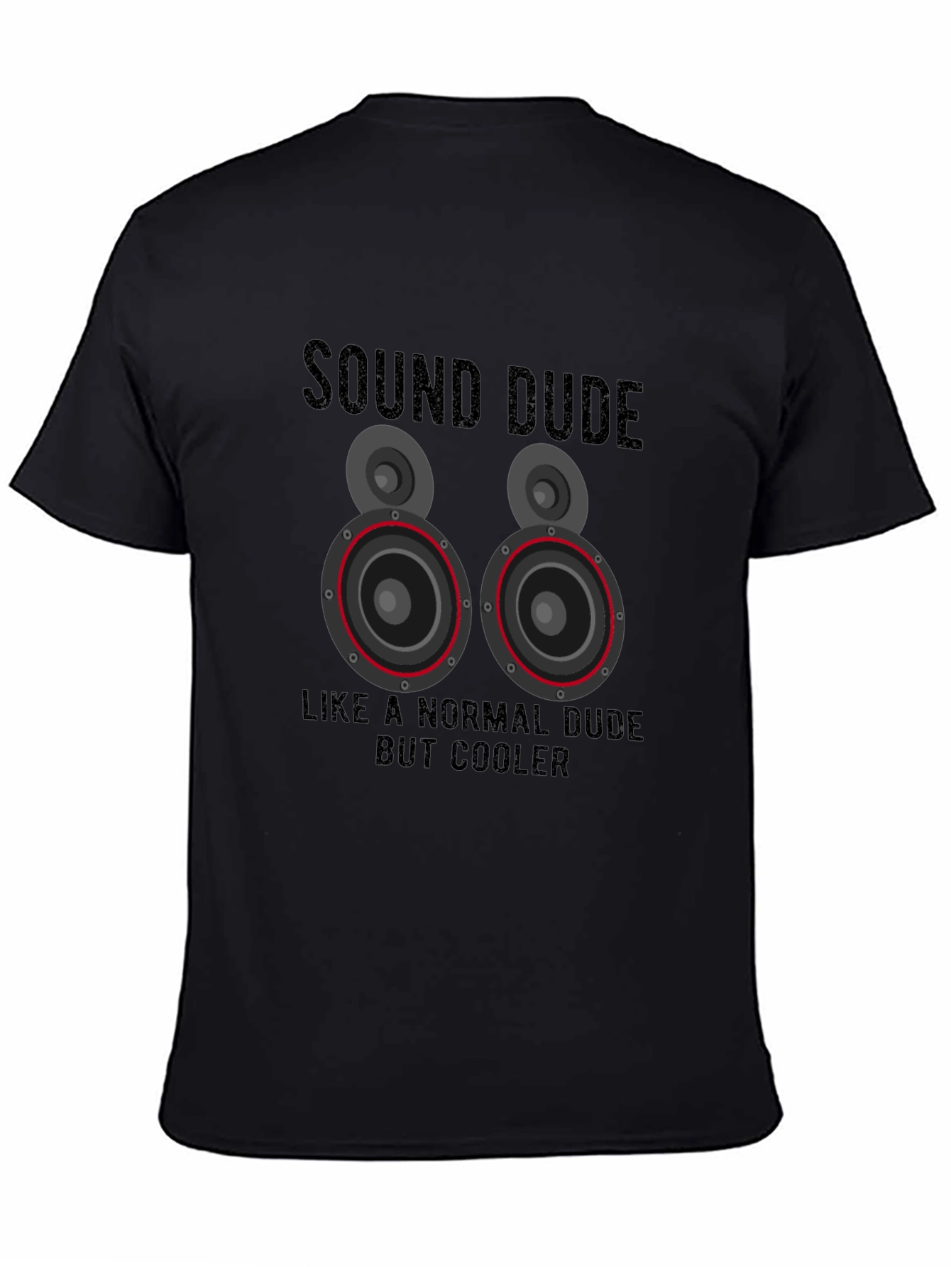 Sound Dude Graphic T-Shirt - Cool Speaker Design