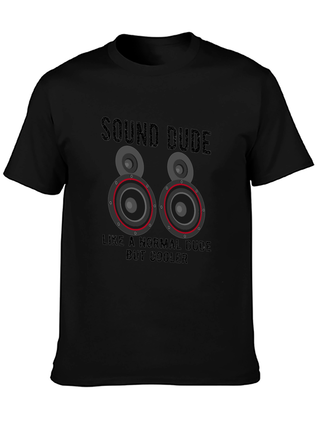 Sound Dude Graphic T-Shirt - Cool Speaker Design