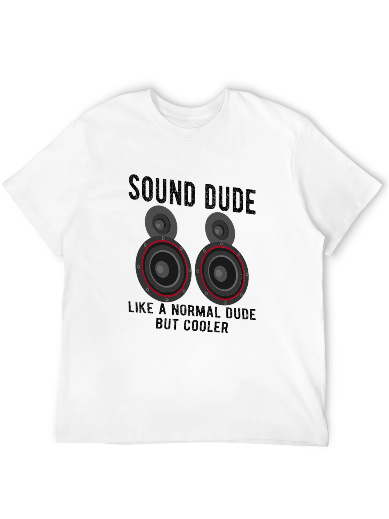 Sound Dude Graphic T-Shirt - Cool Speaker Design