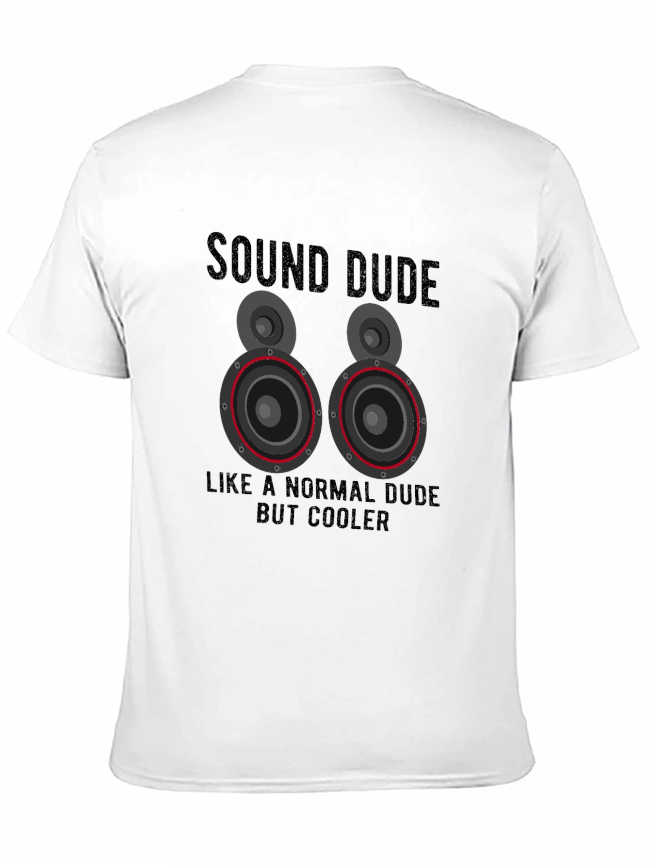Sound Dude Graphic T-Shirt - Cool Speaker Design
